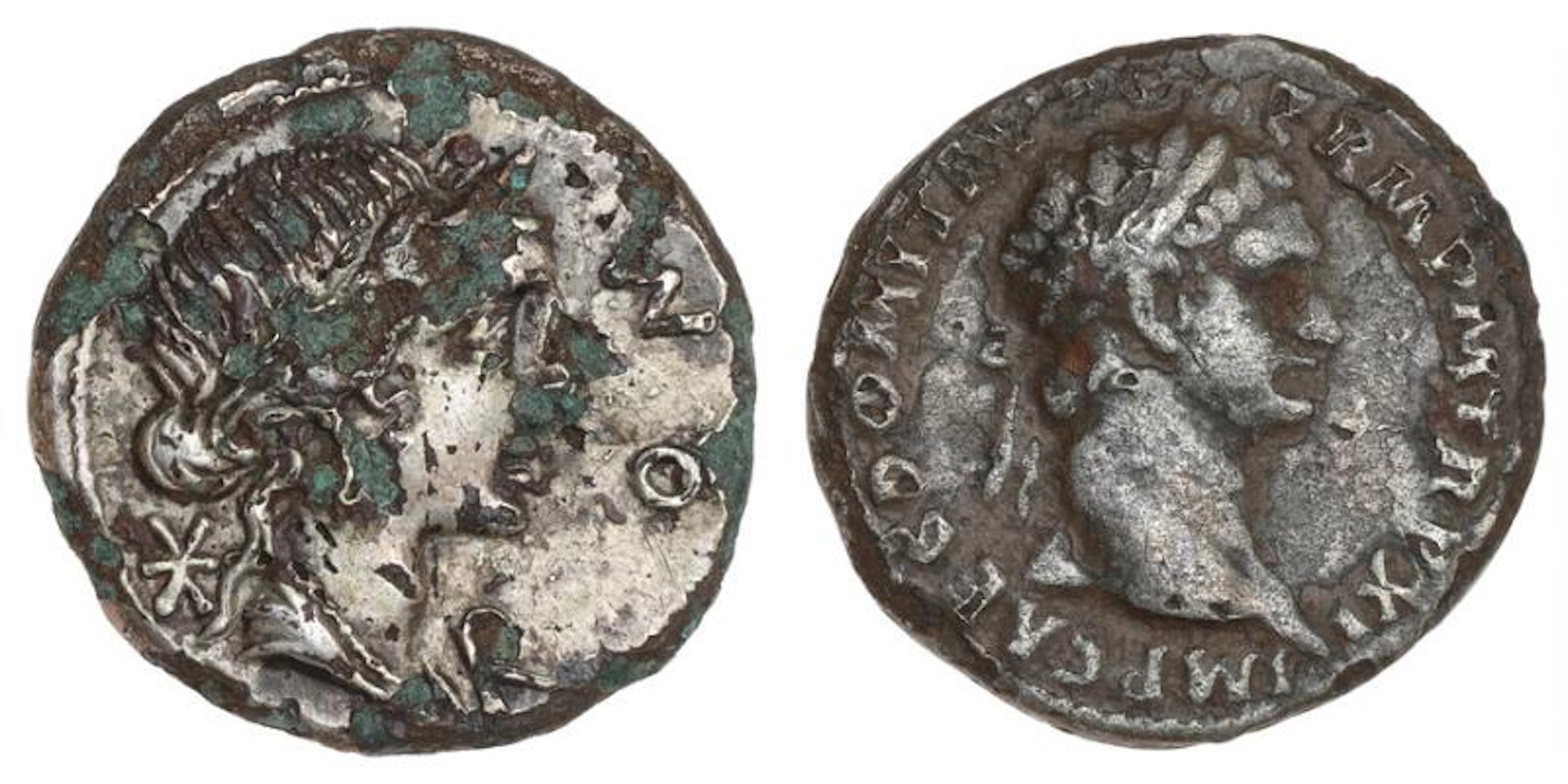 Roman Republic, 2 plated Denarii, Mn. Aemilius Lepidus, 114/113 BC