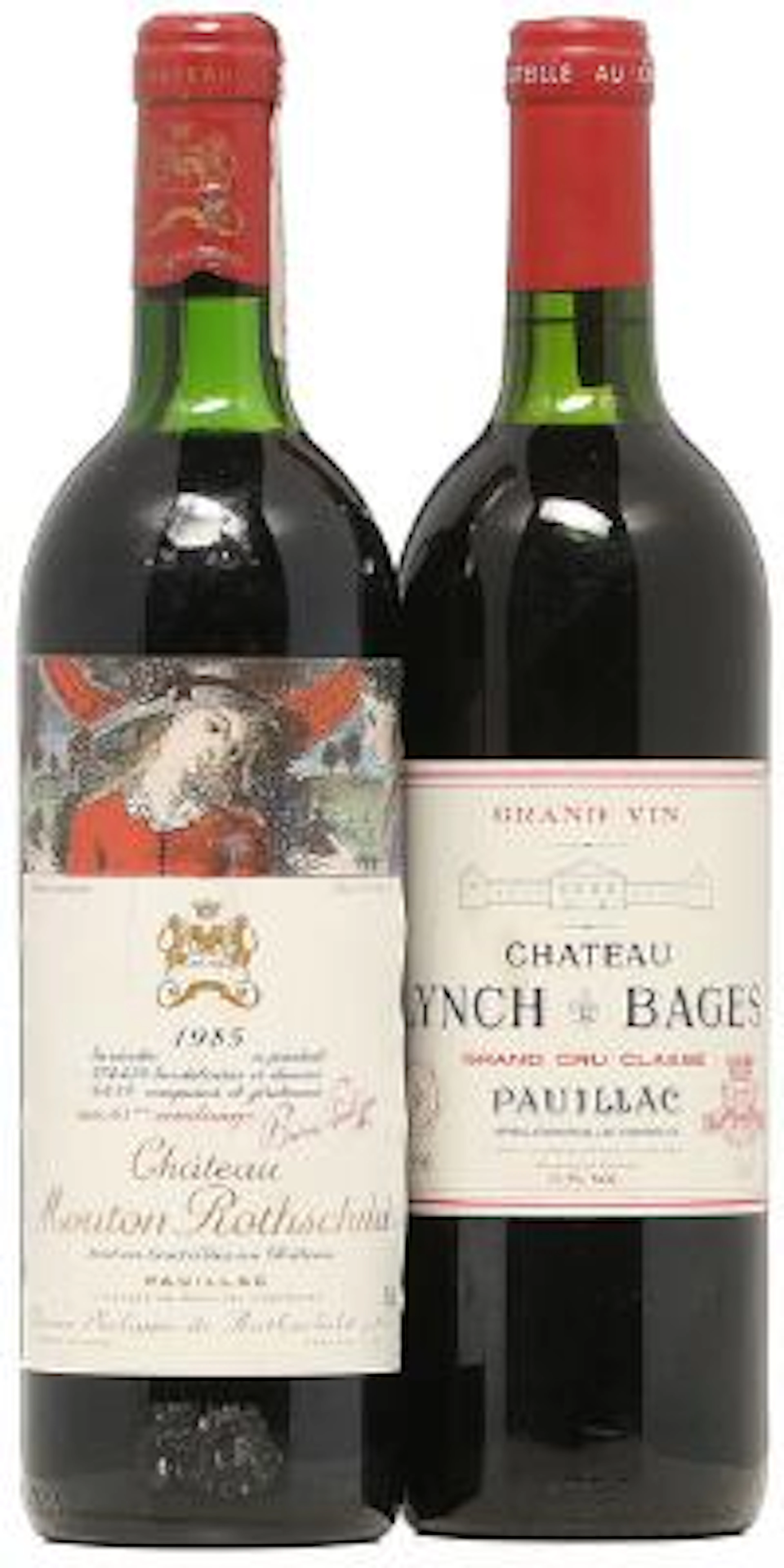 1 bt. Château Mouton Rothschild, Pauillac. 1. Cru Classé 1985 B (ts/us).