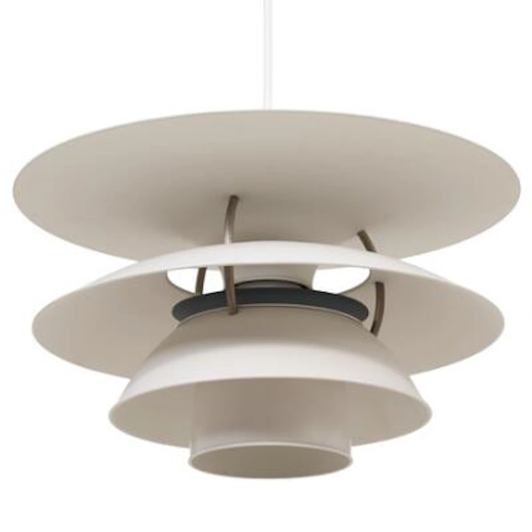 Poul Henningsen: "Charlottenborg". "5/4,5". A pair of pendants with