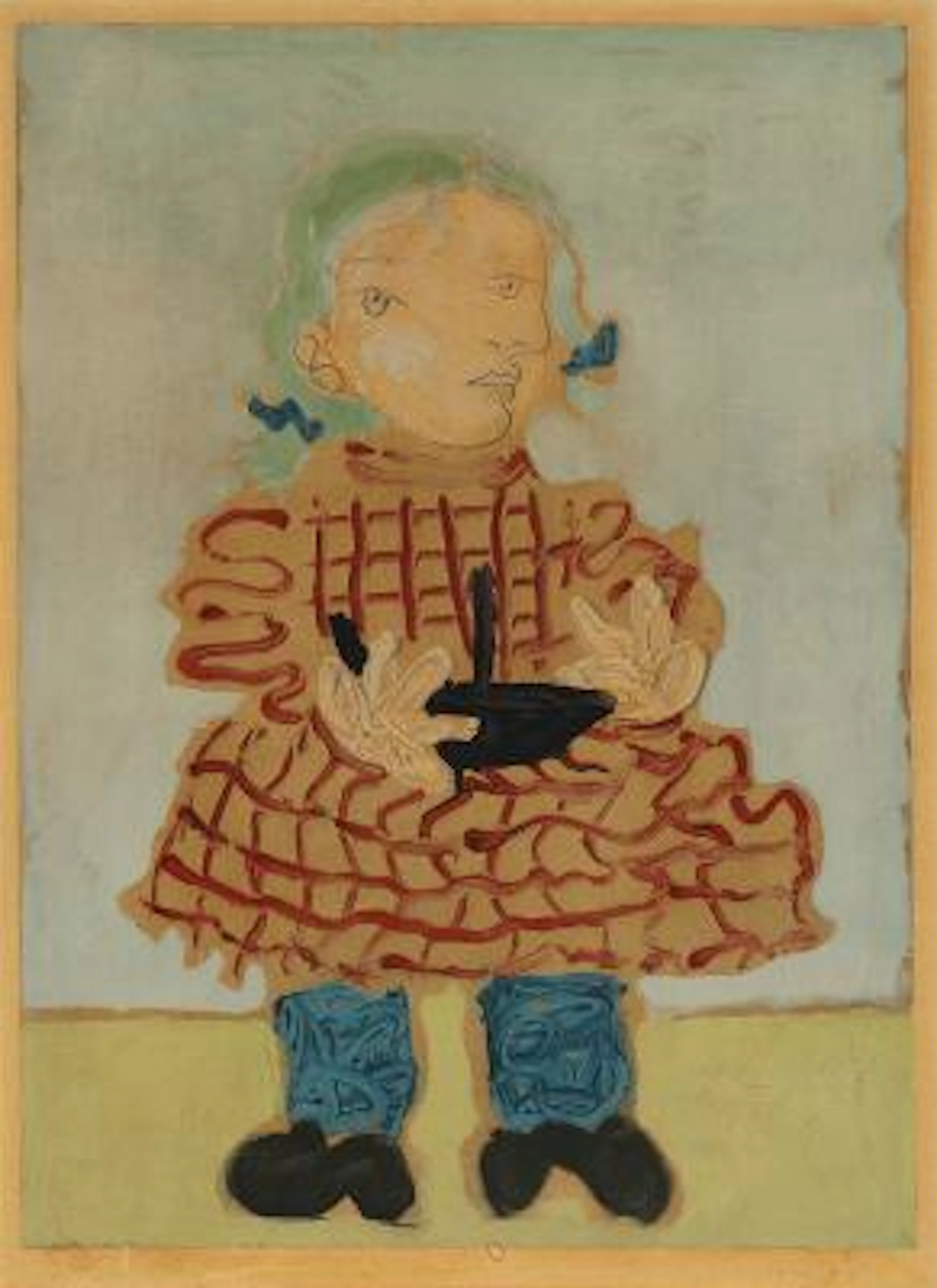 Pablo Picasso, after: "Portrait d'une Fille (Maya)", c. 1965. Signed