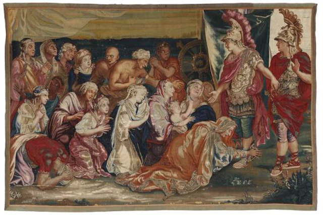 Tapestry from Alexander the Great series, after Charles Le Brun. Les