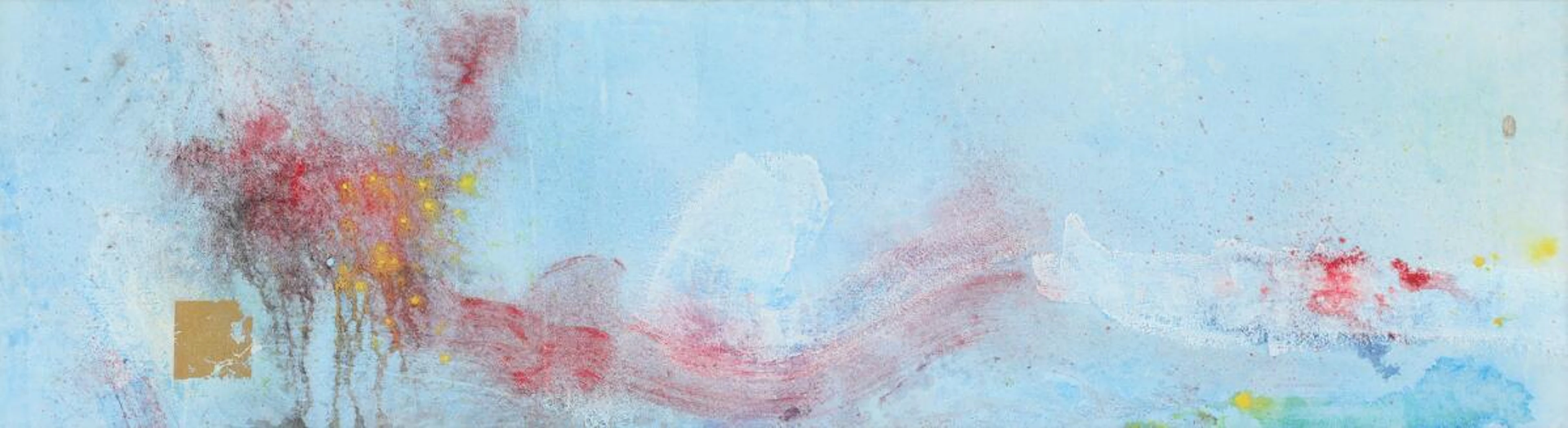Unknown Chinese artist: Composition. Stamp signed. Oil on canvas.