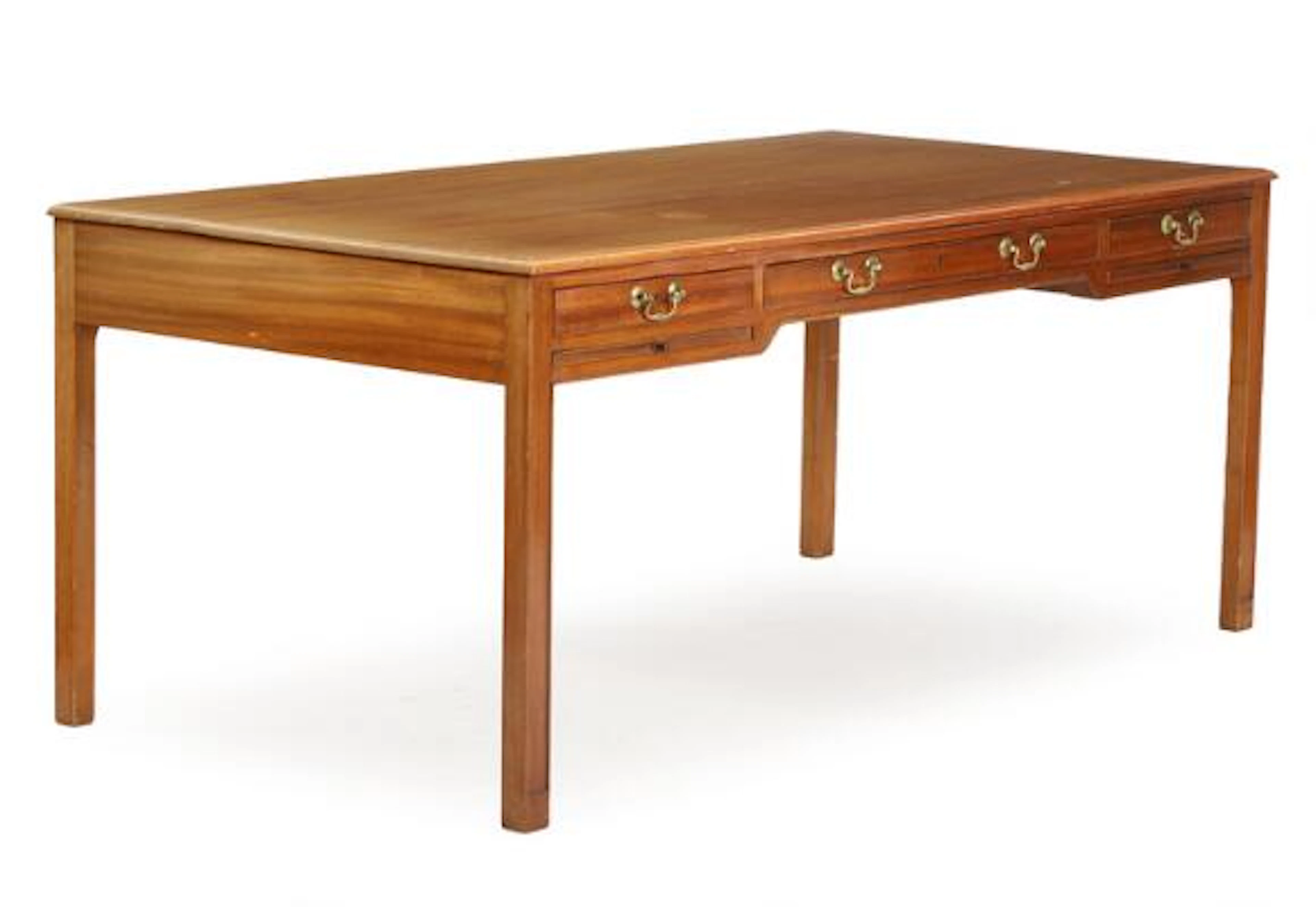 Kaare Klint: Mahogany desk with profiled edges. Rud. Rasmussen cabinetmakers.