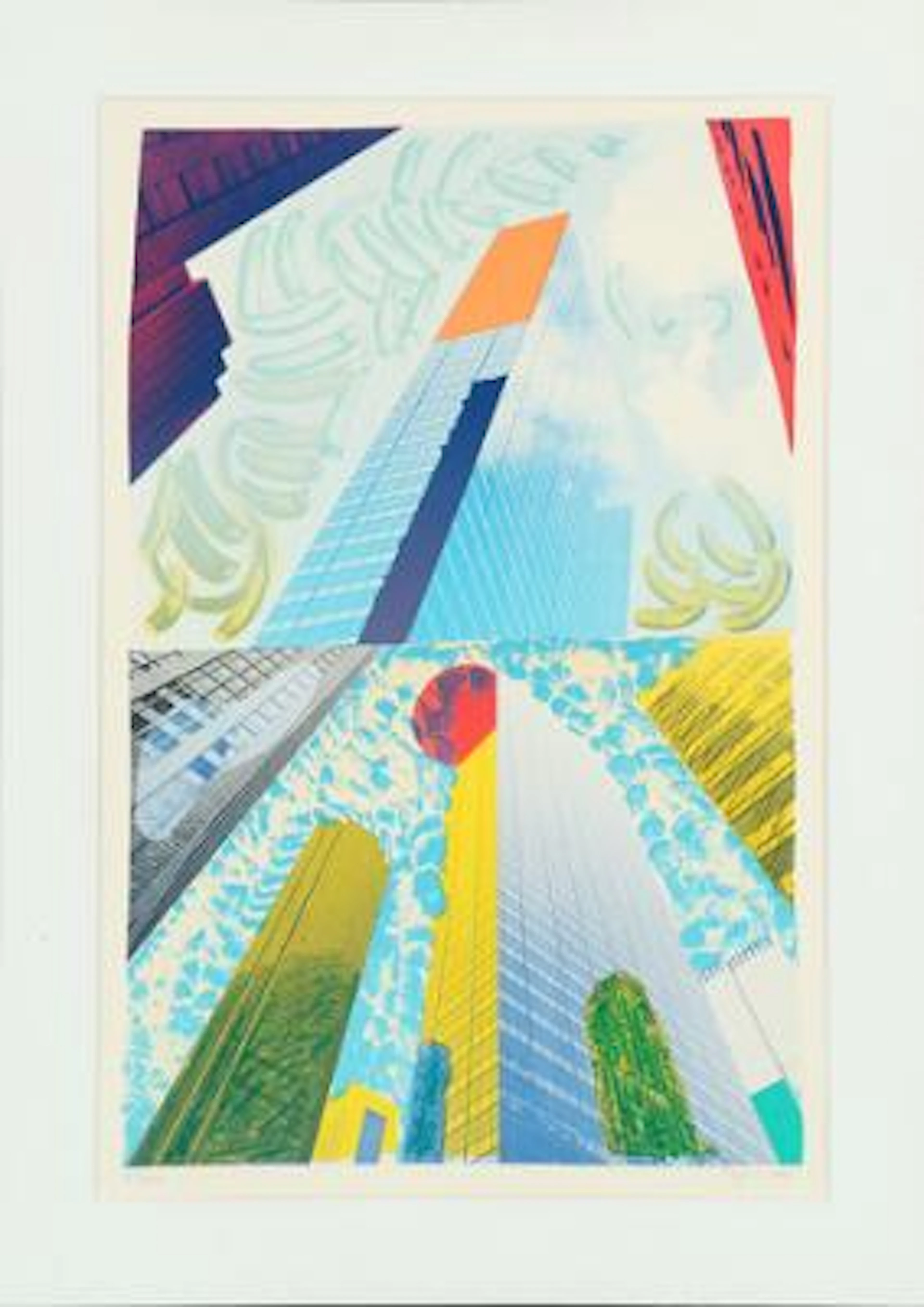 Tom Krøjer: Untitled. Three Compositions. Signed Krøjer 1990, 43/100.