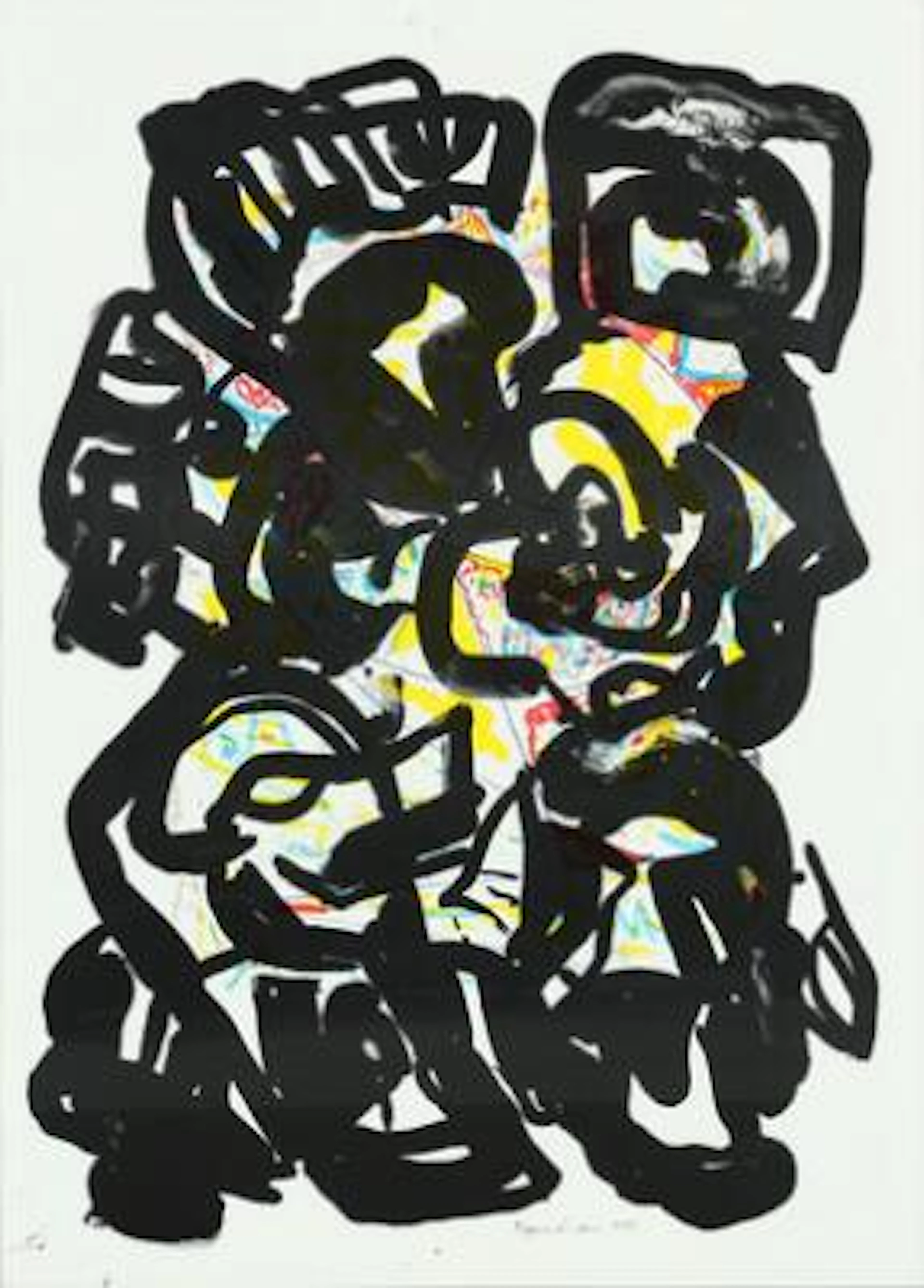 Mogens Andersen: Modification. Signed Mogens Andersen 1983. Lithograph