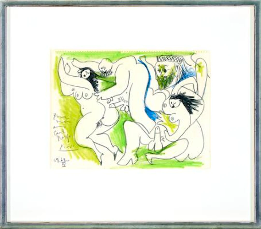 CANCELLED. Pablo Picasso: "Étude pour "Le déjeuner sur l'herbe", IV.