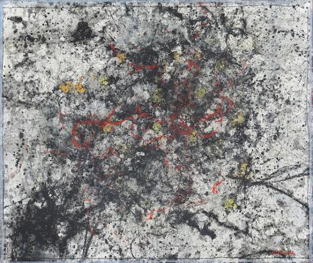Preben Hornung: "Bevægelser. Udgangspunkt Træer", 1965. Signed Hornung.