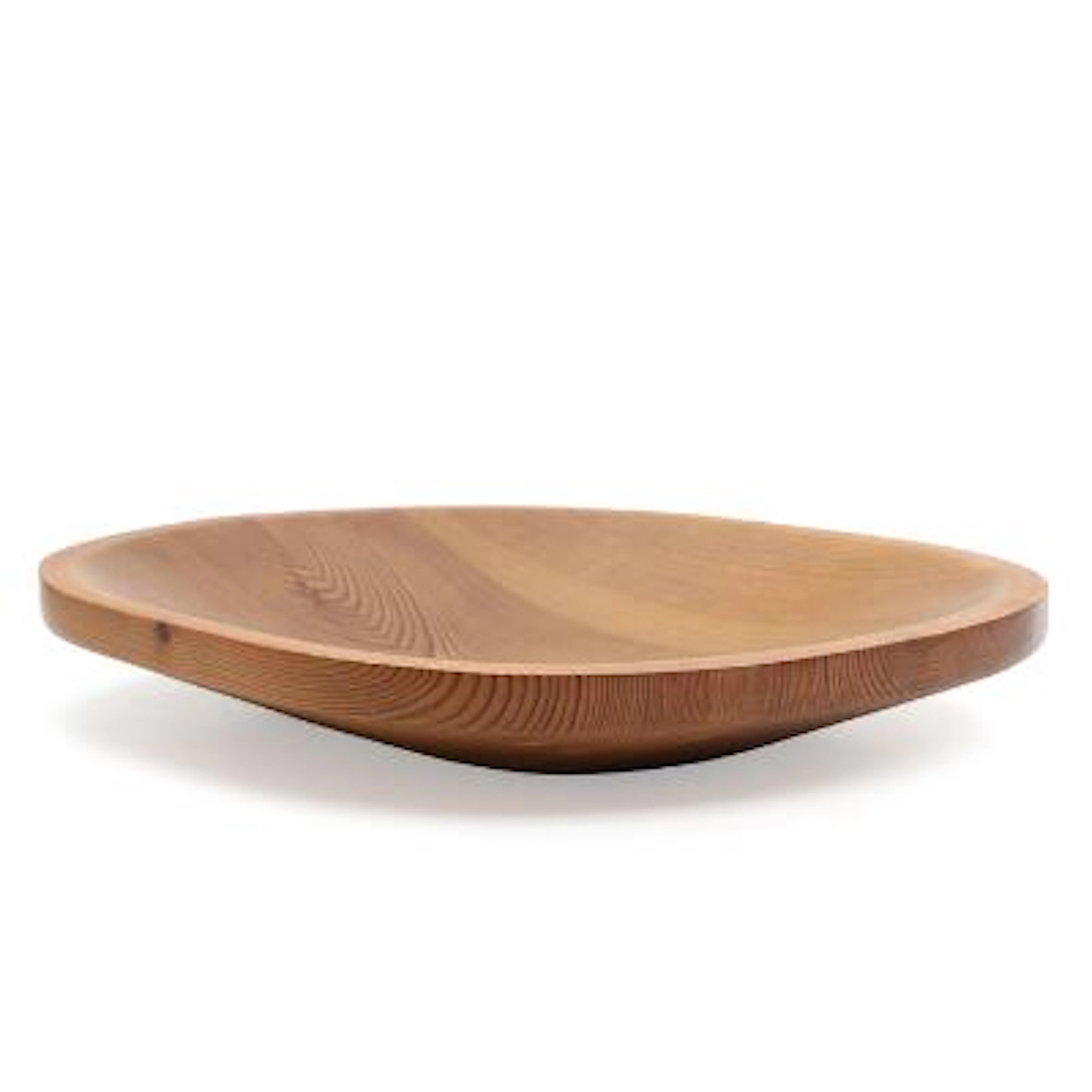 Swedish design: Table bowl in solid pine. 1950s–60s. L. 50 cm. – Bruun