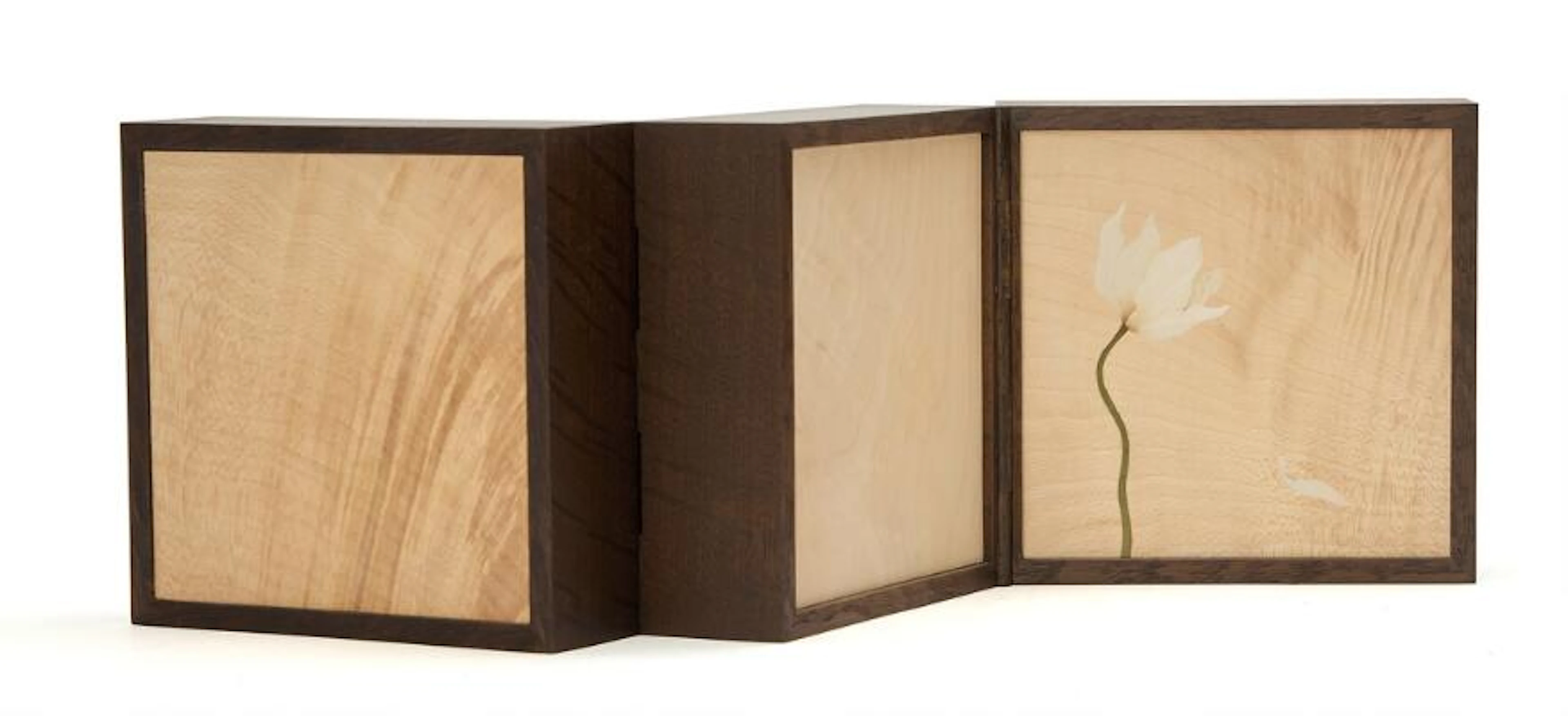 Josefine Toft: "The Toxic" Three-part cube in smoked oak. All materials
