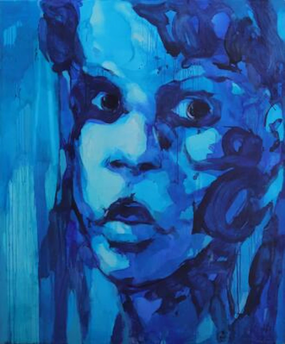 Vilmantas Marcinkevicius: "Glance", 2013. Signed on the reverse. Oil