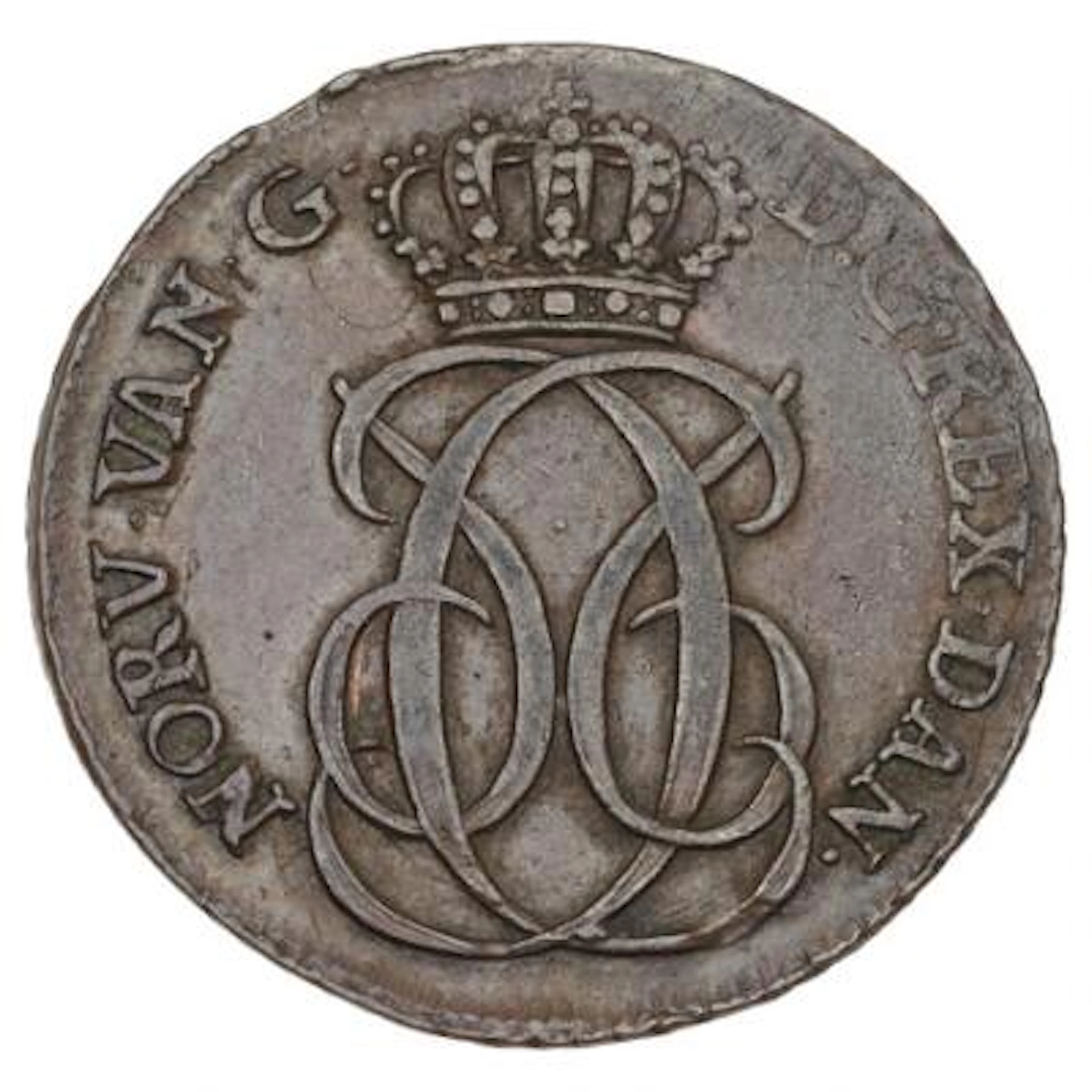 Danish West Indies, Christian VI, skilling 1740 CW, H 3, KM 2 – rare