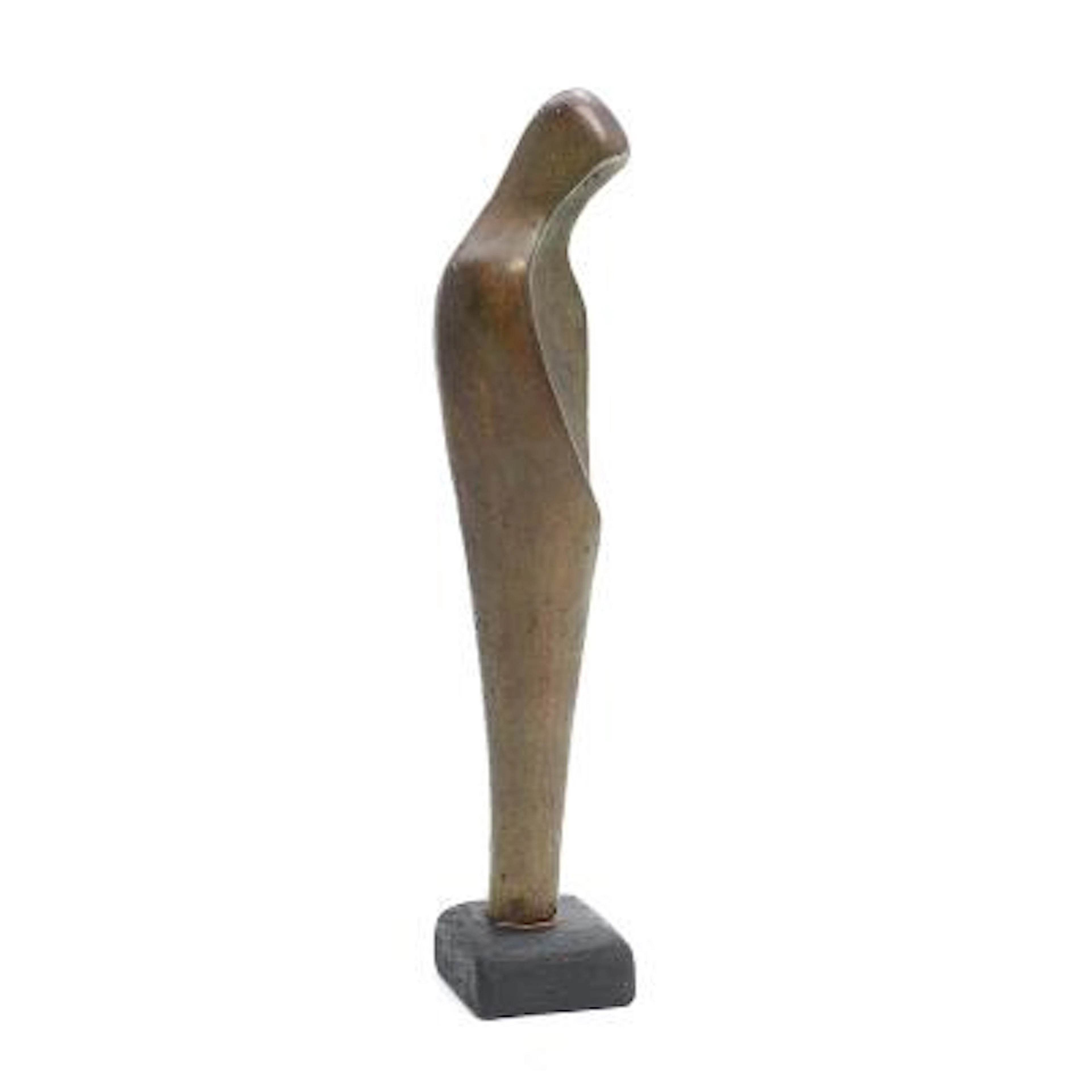 Bernhard Petersen: Madonna. Circa 1960. Signed monogram. Bronze. H.