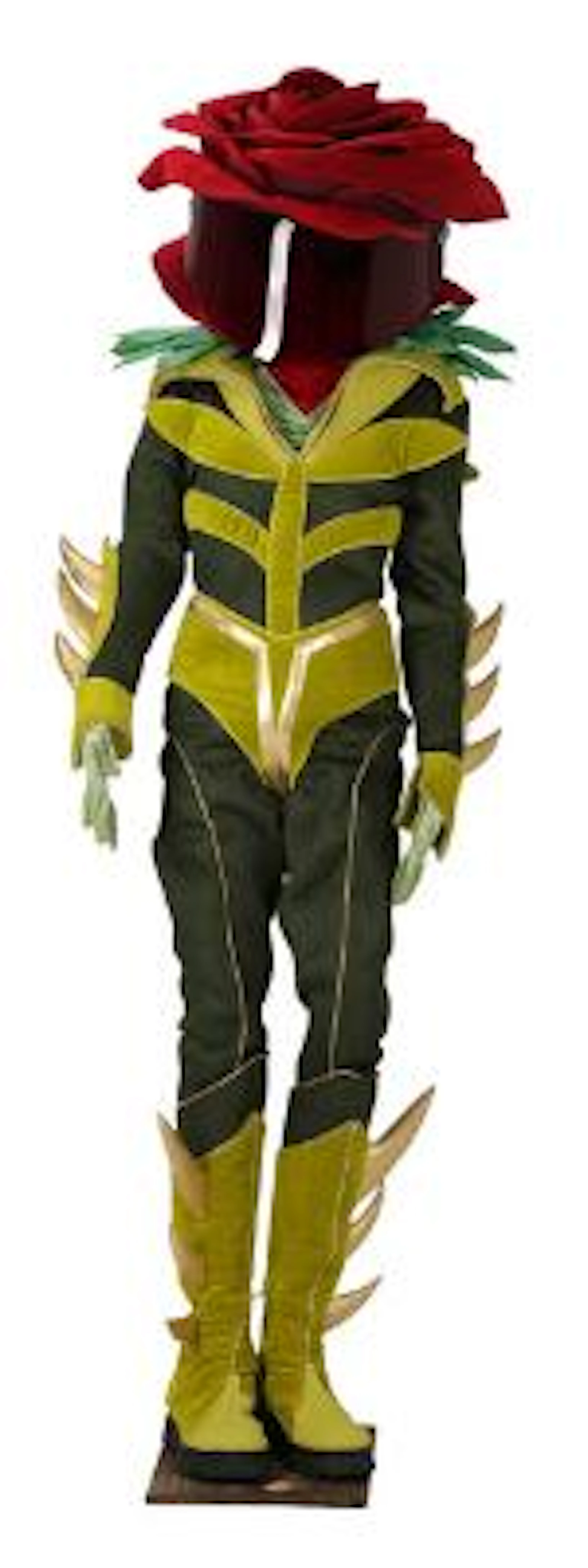 'Rose' (rose) -- Costume from the Danish TV show 'Hvem holder masken'