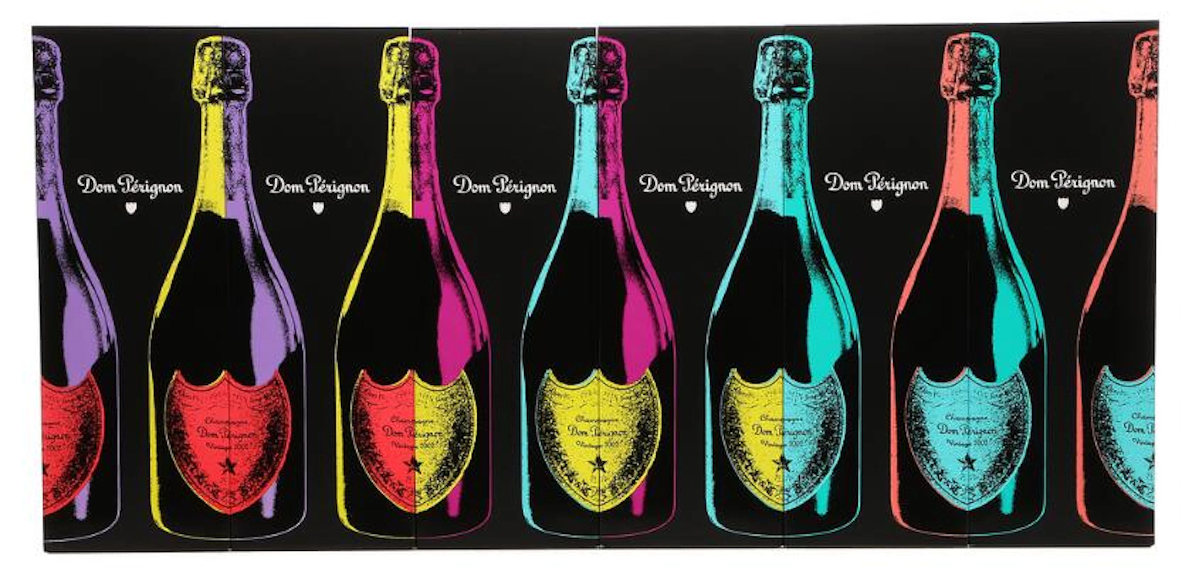 6 bts. Champagne Dom Pérignon "Andy Warhol Collection", Moët et Chandon