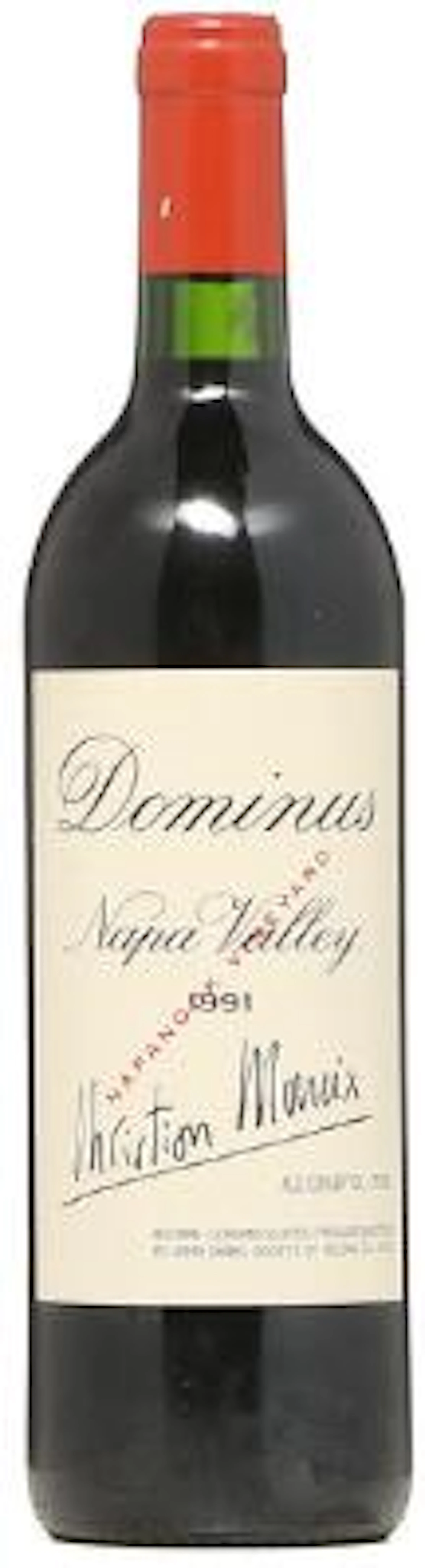 1 bt. Dominus Estate, Christian Moueix, Napa Valley 1991 A (hf/in).