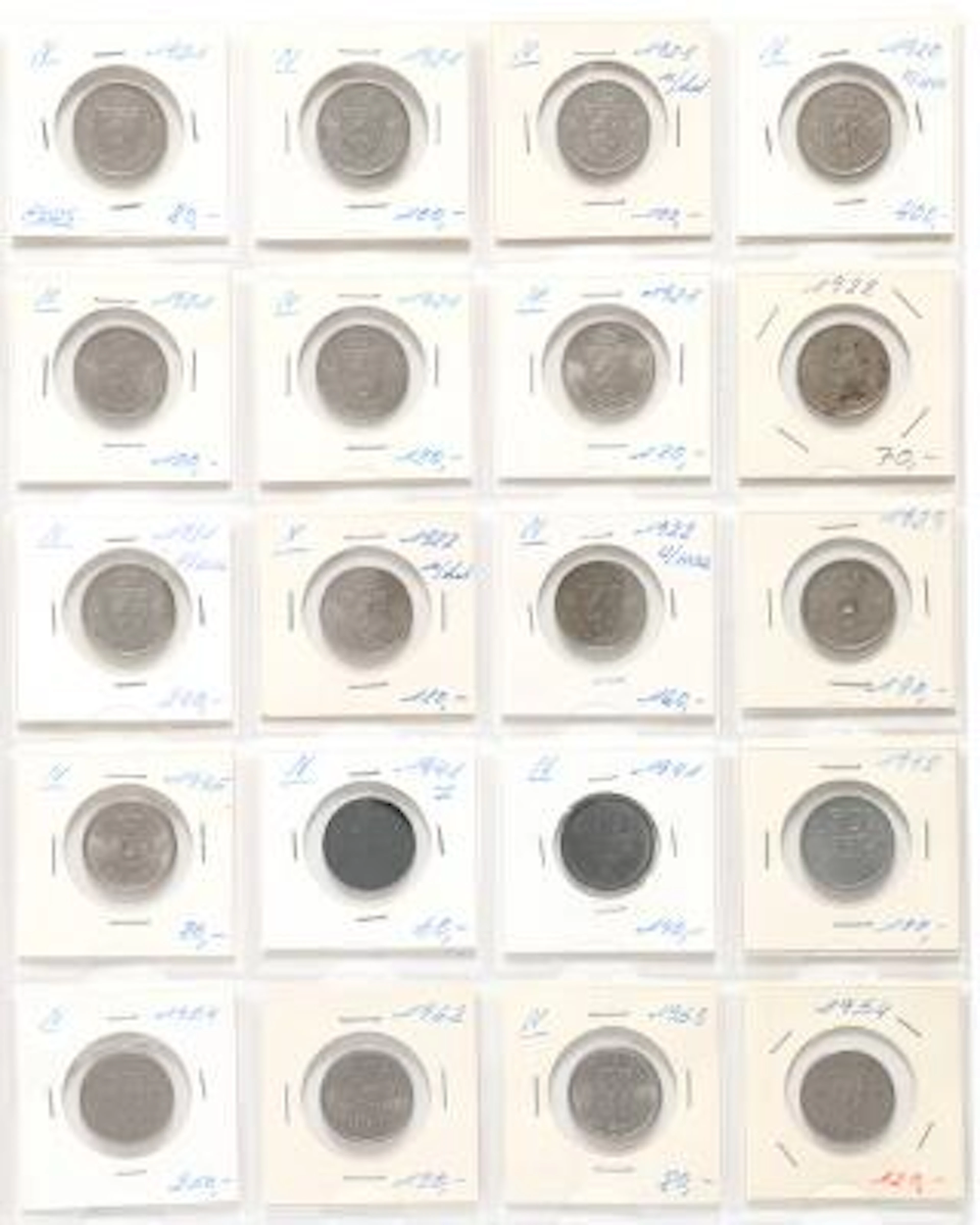 Norway, collection of skillinger and decimal coins in album, in total
