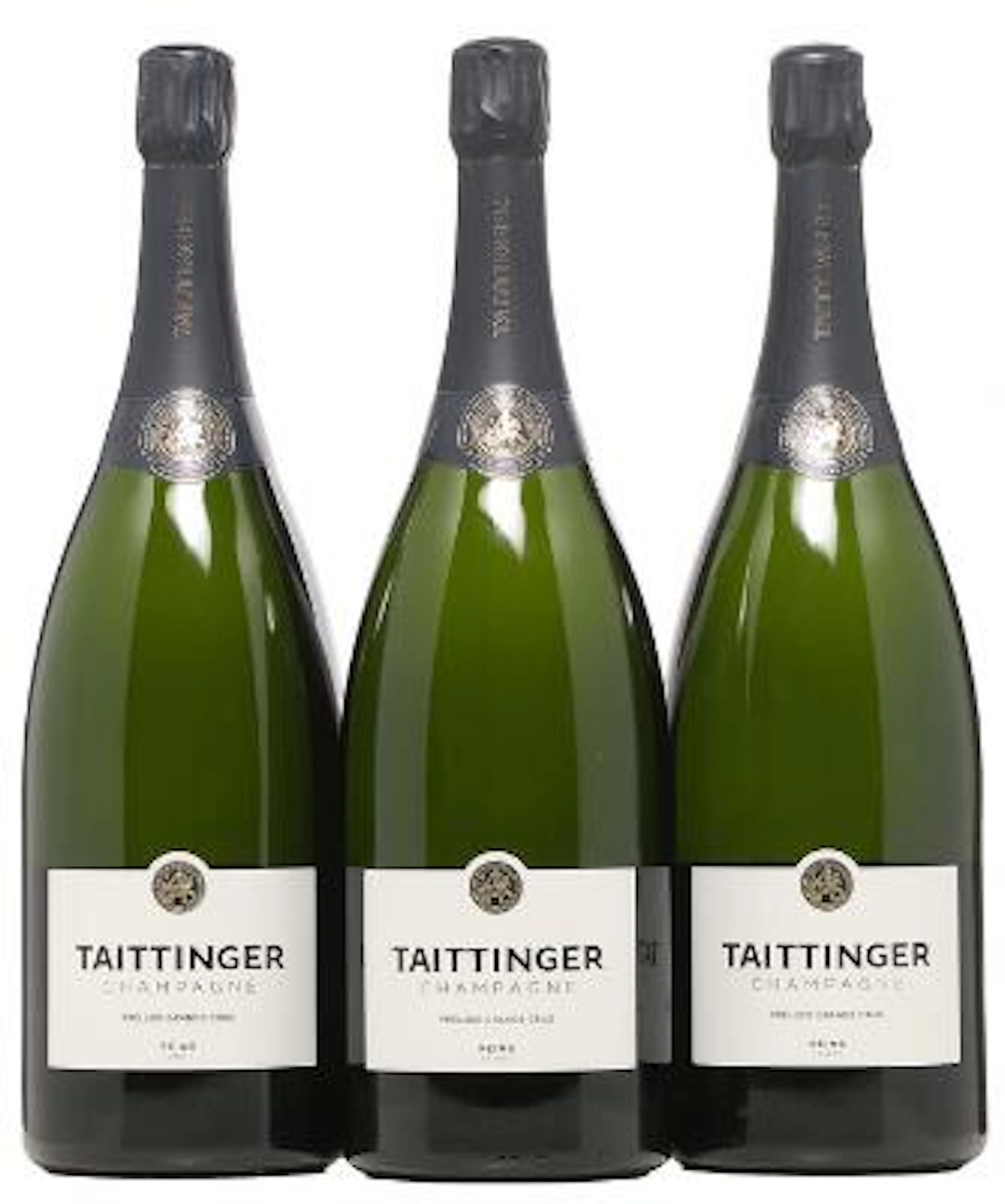 3 bts. Mg. Champagne "Prelude" Grands Crus, Taittinger 2008 A (hf/in).