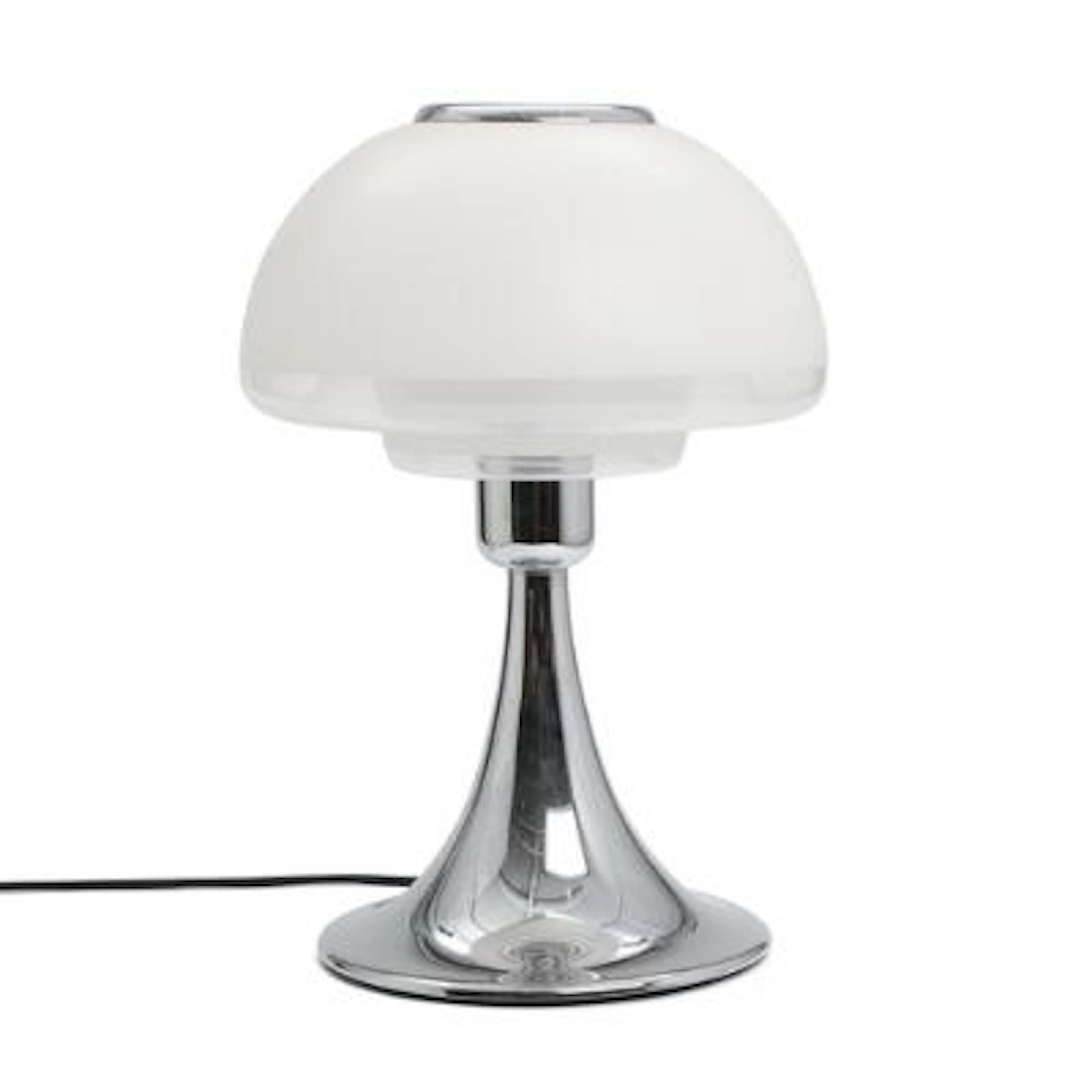 Verner Panton: "VP Europa". Table lamp with partly frosted glass shade