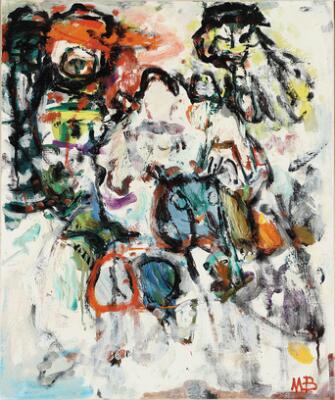 Mogens Balle: Untitled. Signed MB. Oil on canvas. 56 x 46 cm. – Bruun