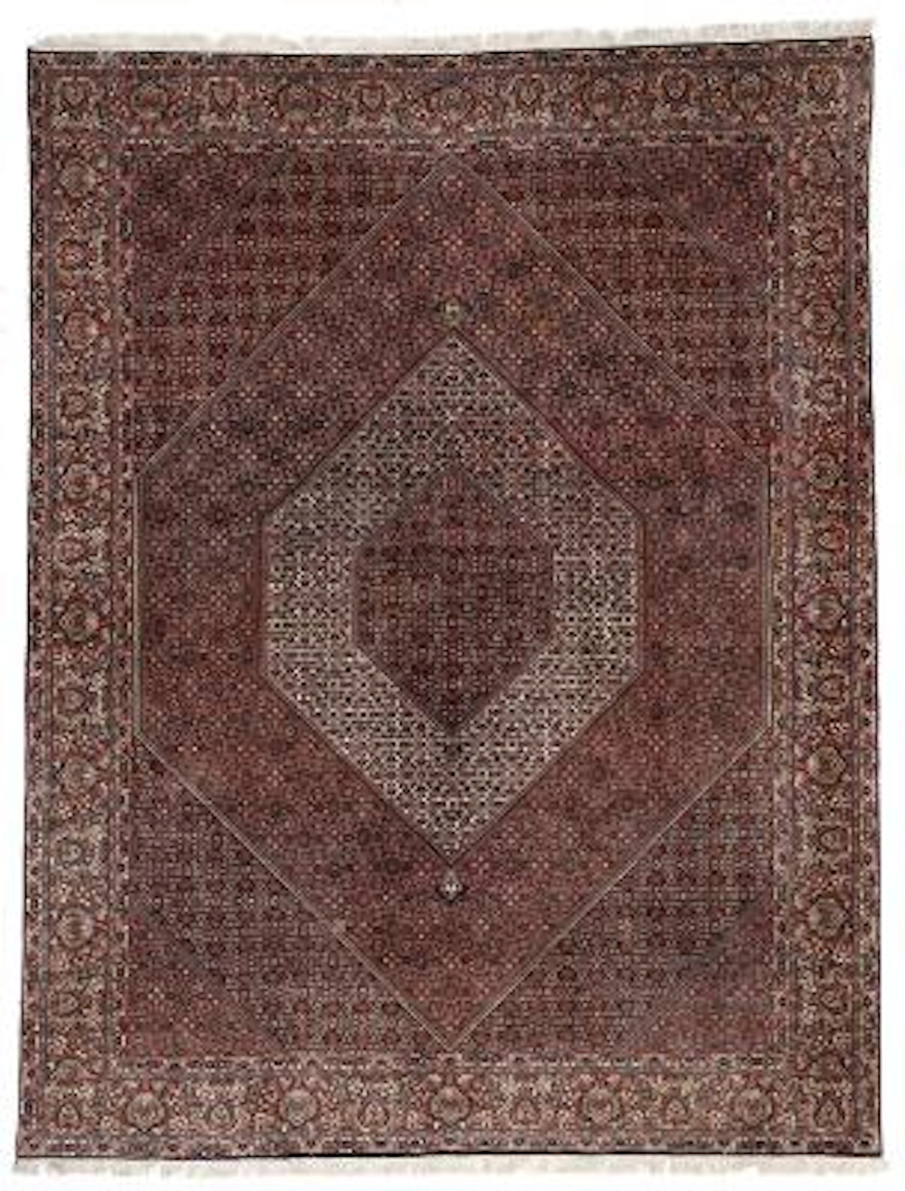 A Bidjar carpet, Persia. Classical medallion design. God quality.