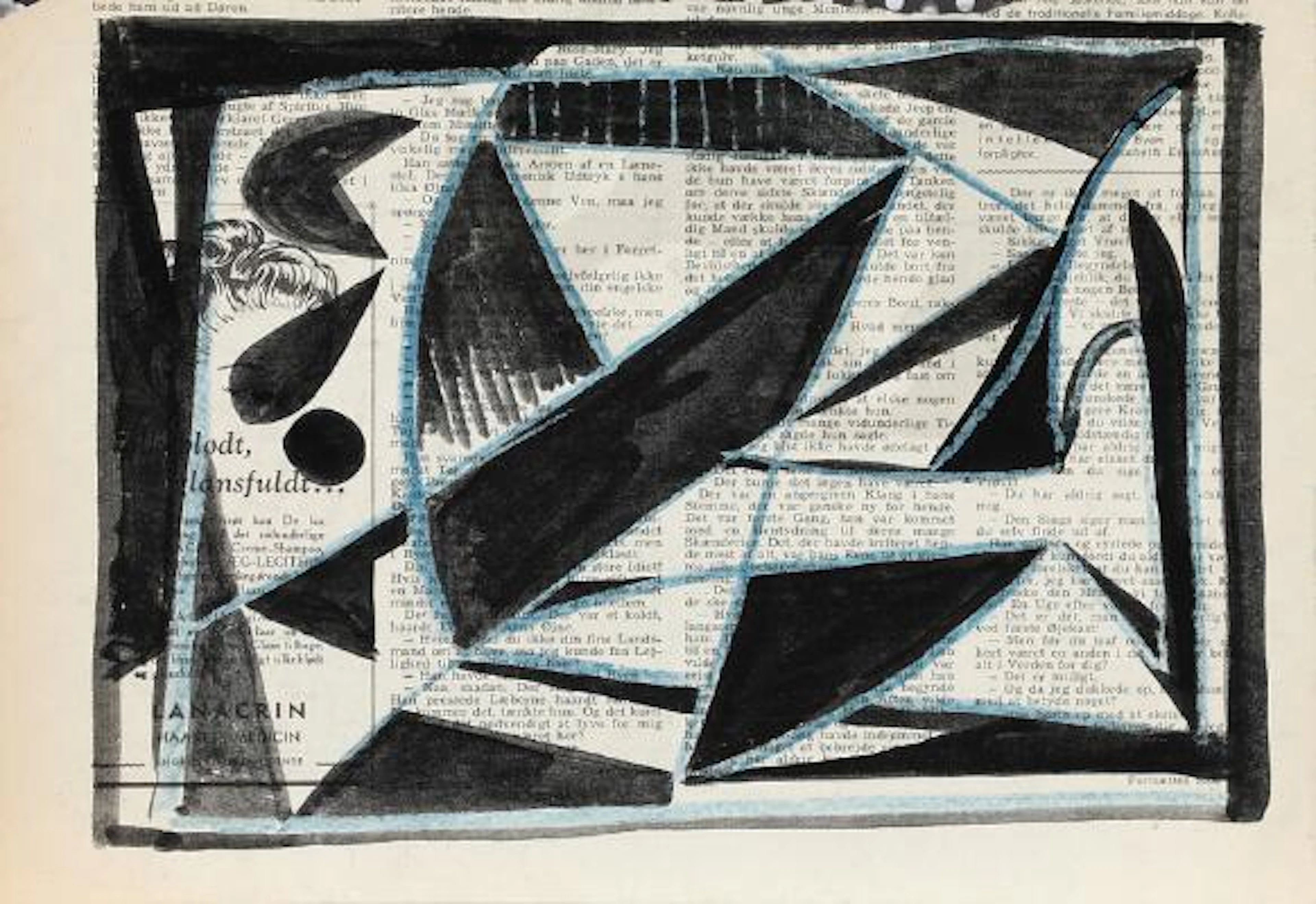 Eugène de Sala: Four compositions. One signed on the reverse. Mixed