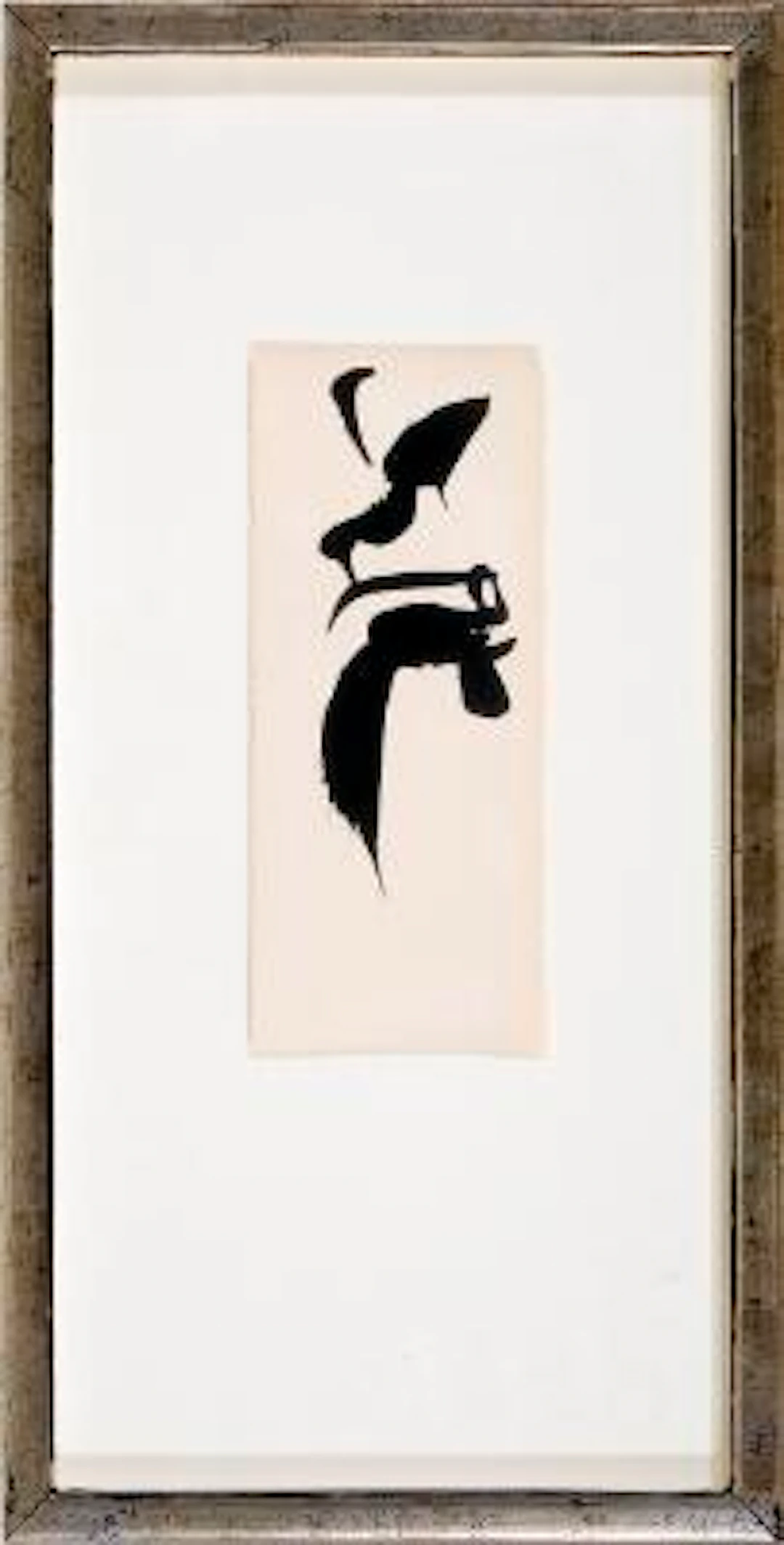 Richard Mortensen: Untitled. Unsigned. Indian ink on paper. Sheet