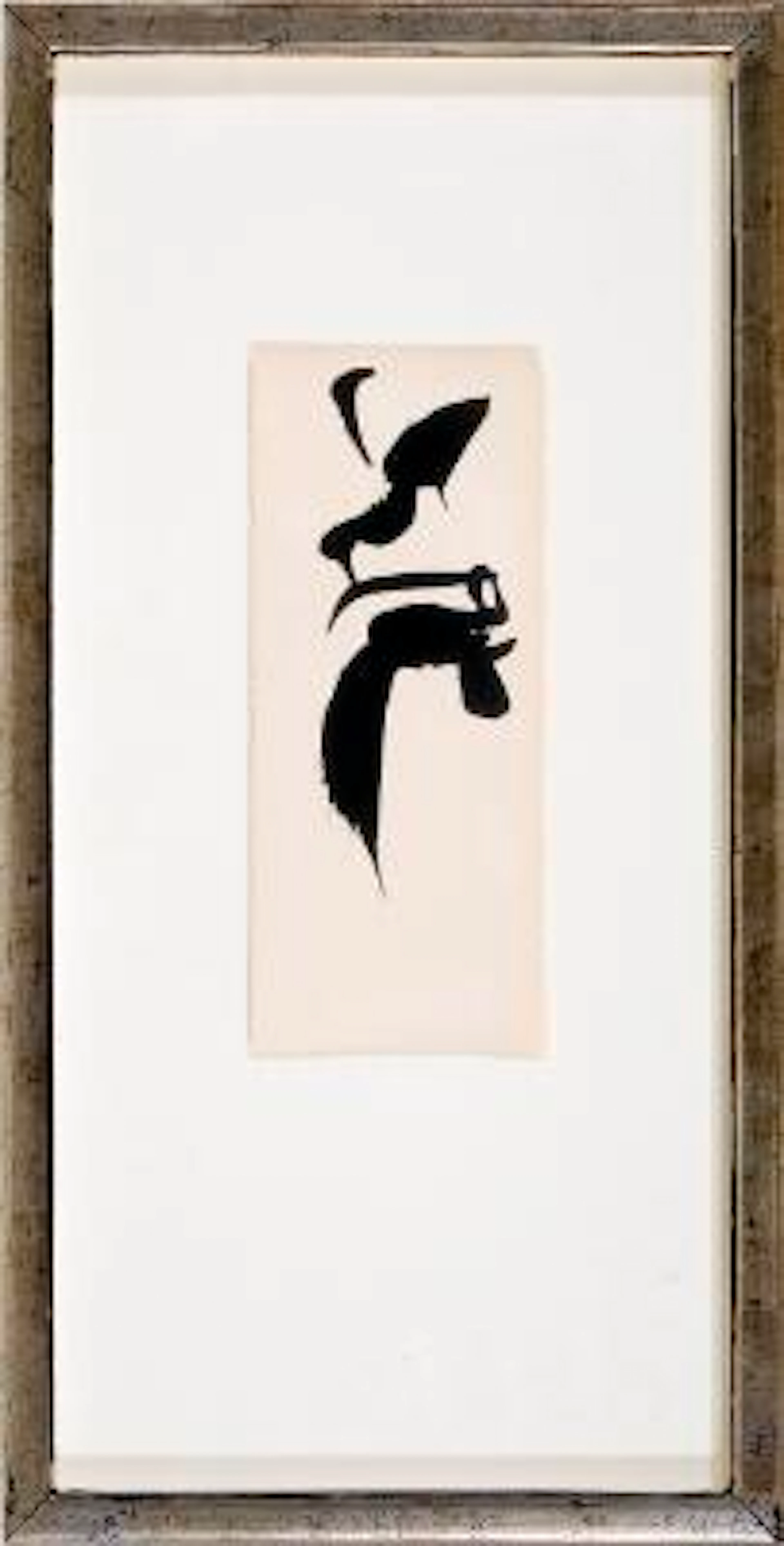 Richard Mortensen: Untitled. Unsigned. Indian ink on paper. Sheet
