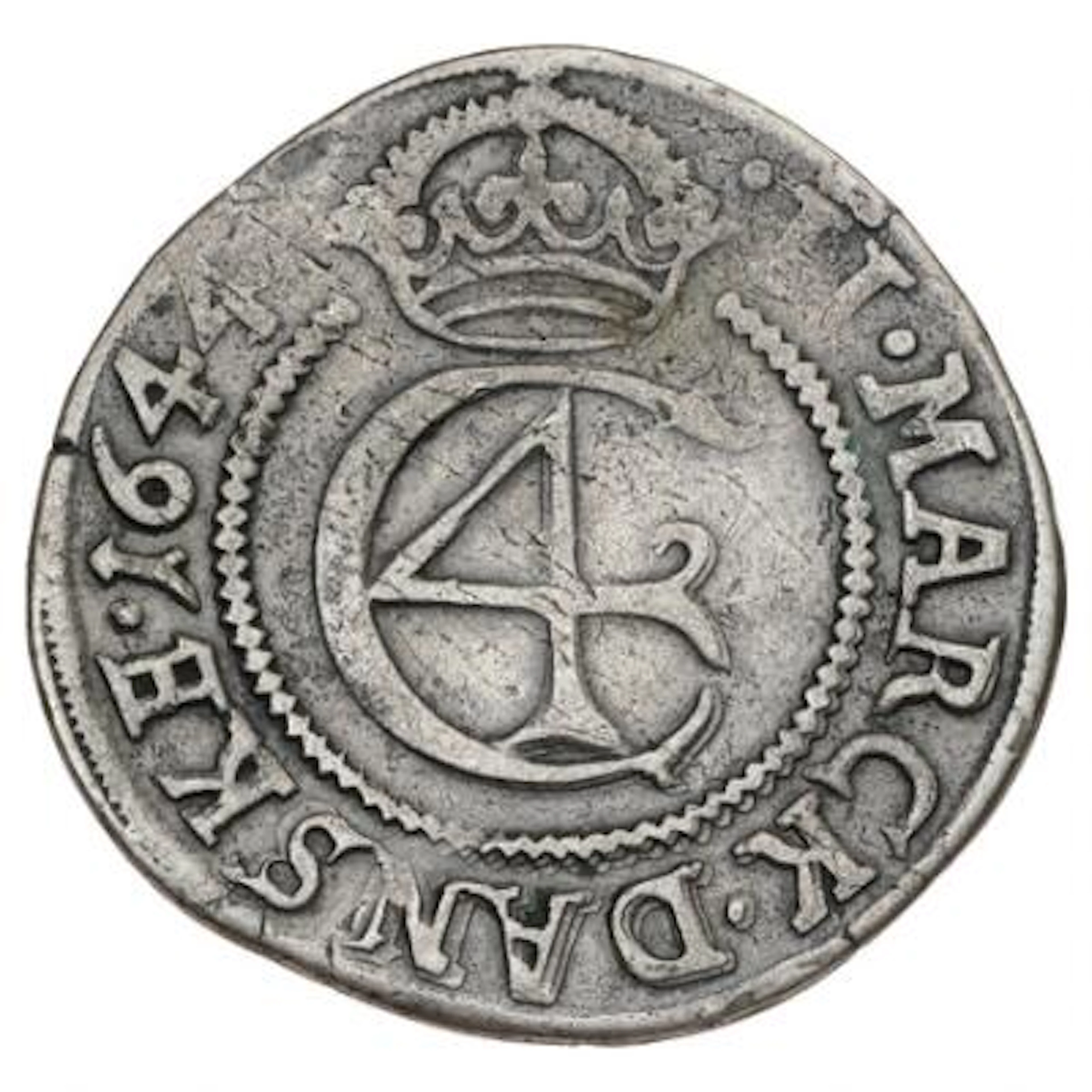 Christian IV, 2 mark 1644, H 148, Sieg 76.2 – Bruun Rasmussen Auctioneers