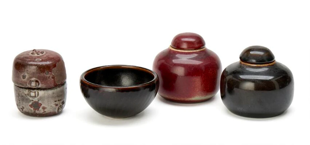 Valdemar Petersen, Lisa Engqvist, Eva Stæhr-Nielsen: Three lidded