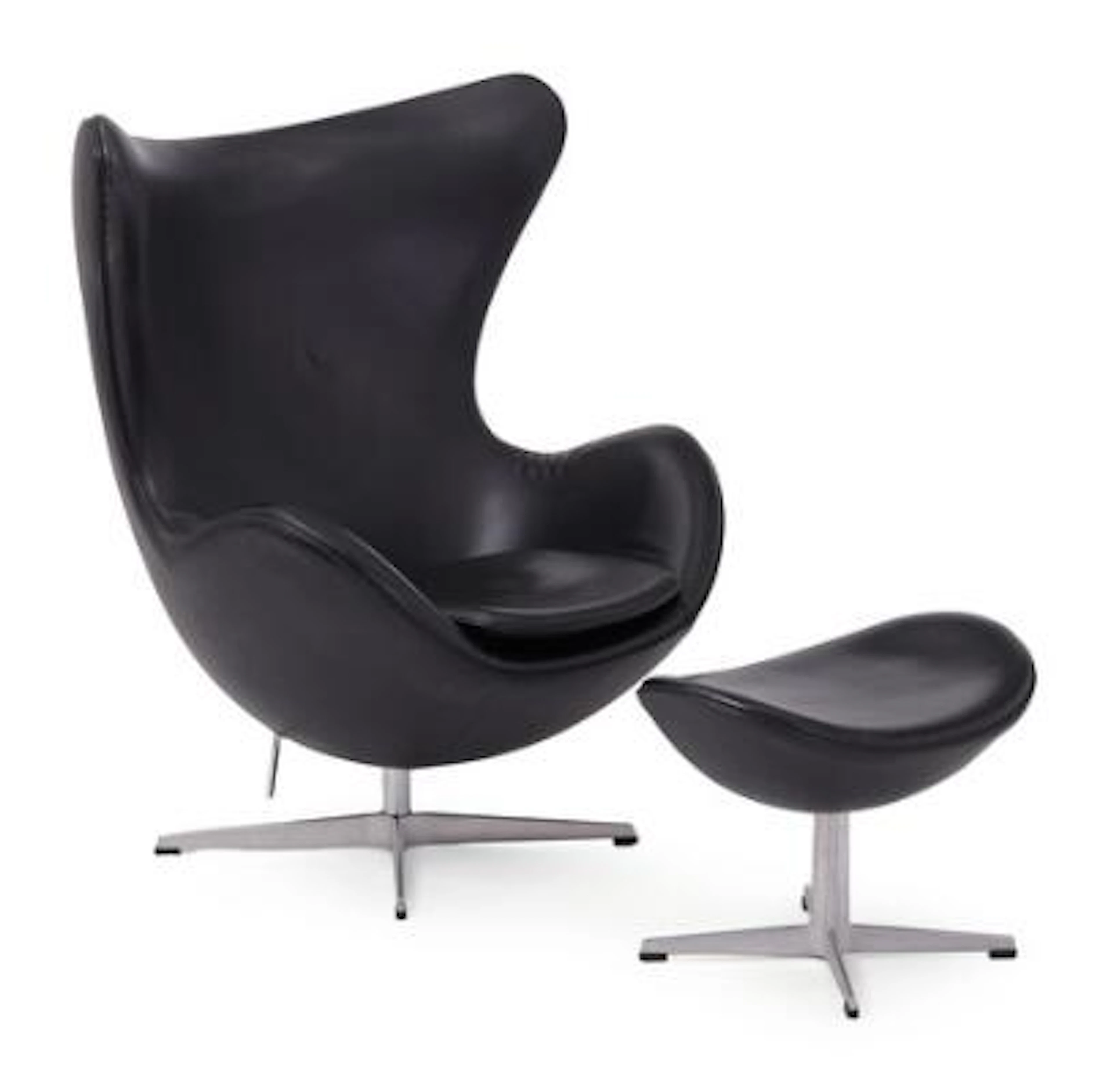 Arne Jacobsen: "The Egg" Lounge chair with swivel function and tilting