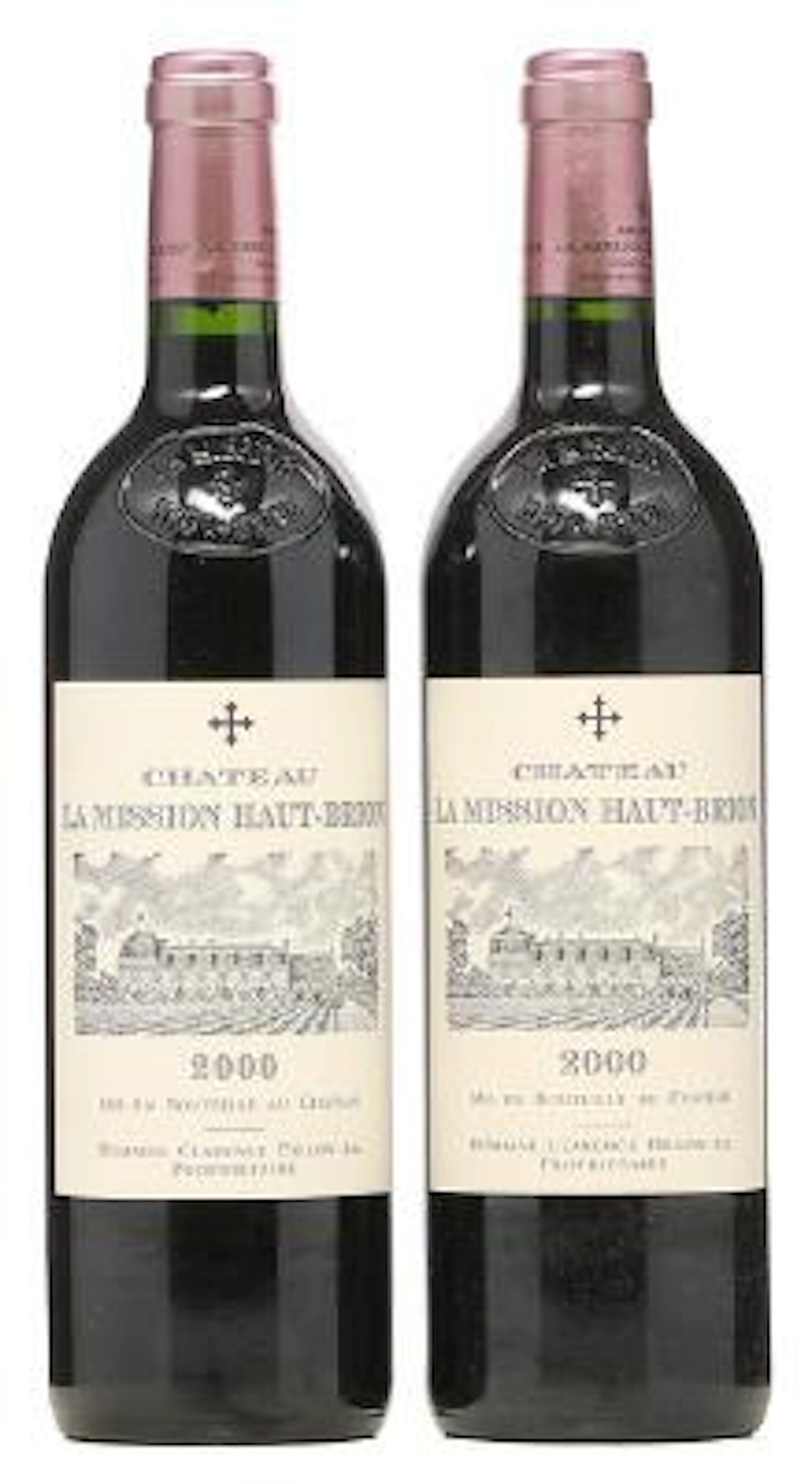 2 bts. Château La Mission Haut Brion Grand Cru Classé, Pessac-Léognan
