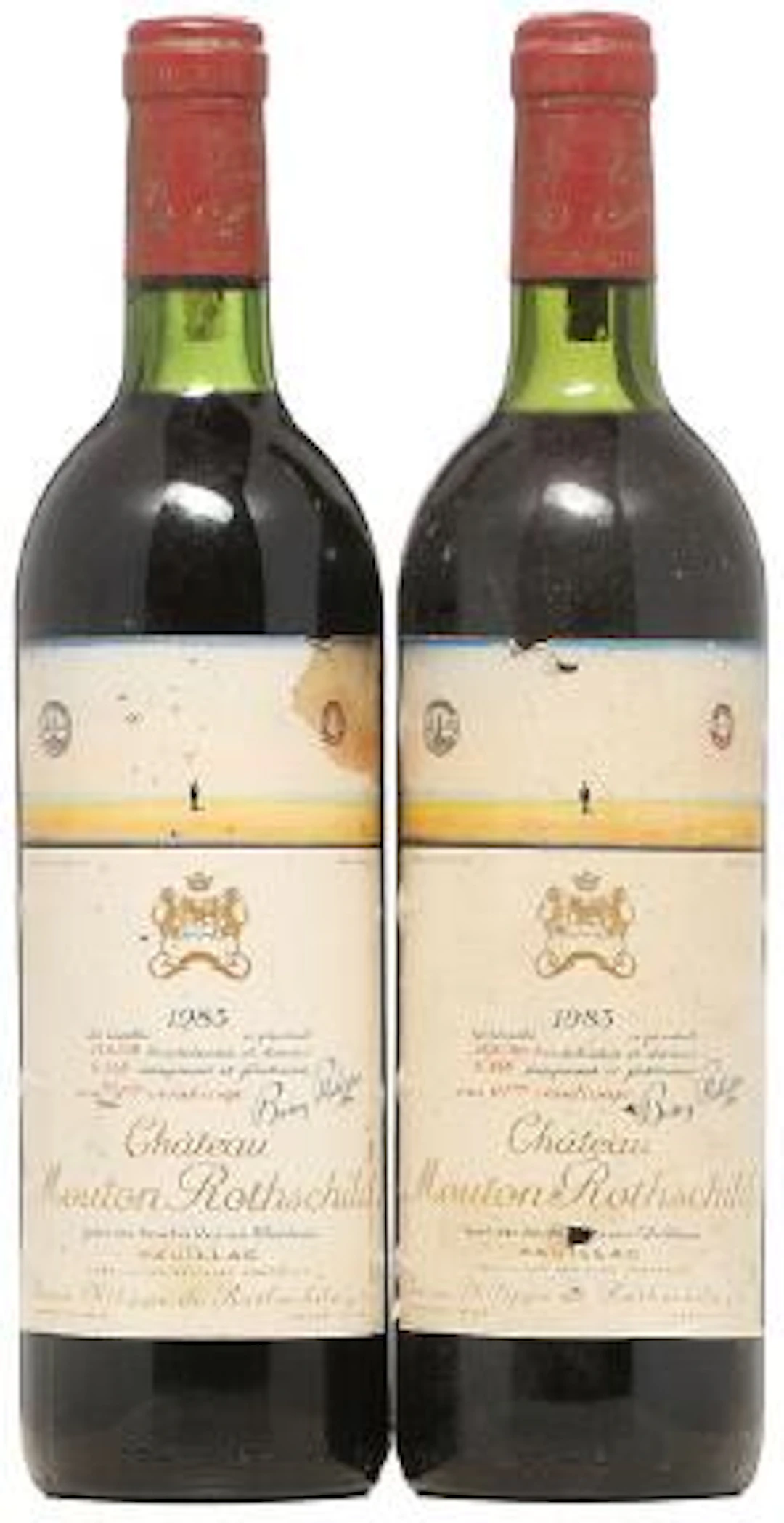 1 bt. Château Mouton Rothschild, Pauillac. 1. Cru Classé 1983 A/B