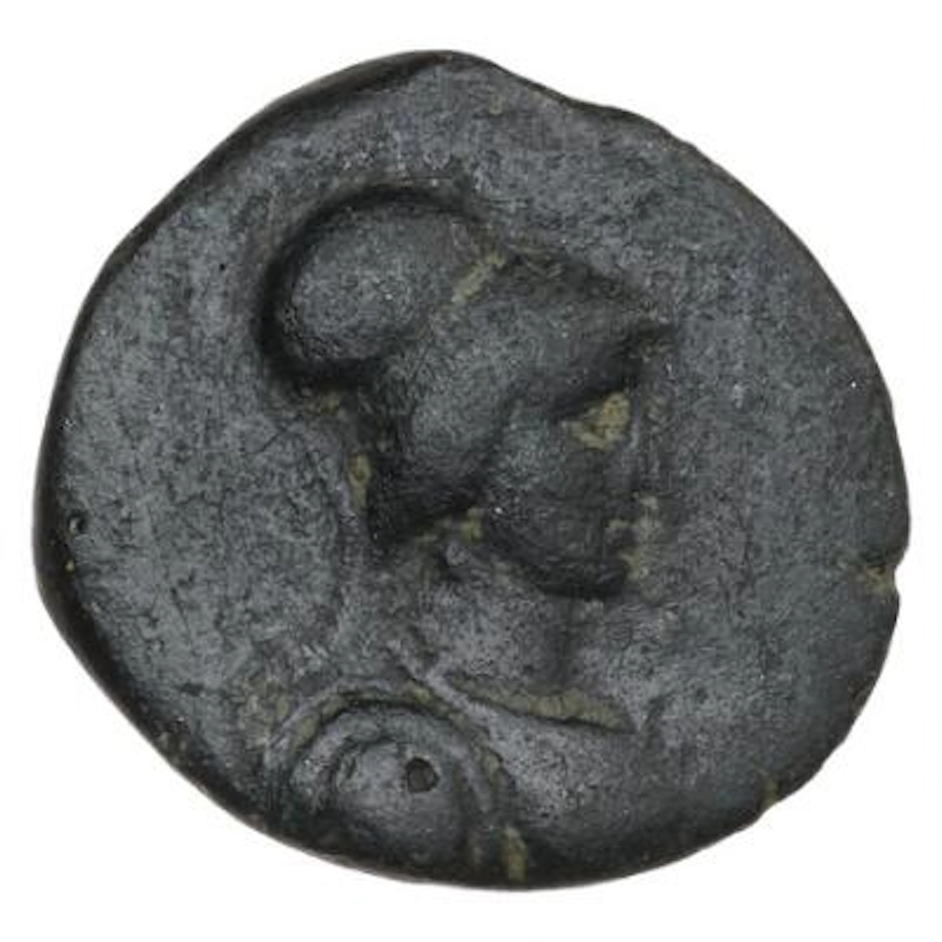 Roman Republic, Cilicia, Aigeai Æ. 104-47 BC, Athena t / Goat; AIΓEAIΩN