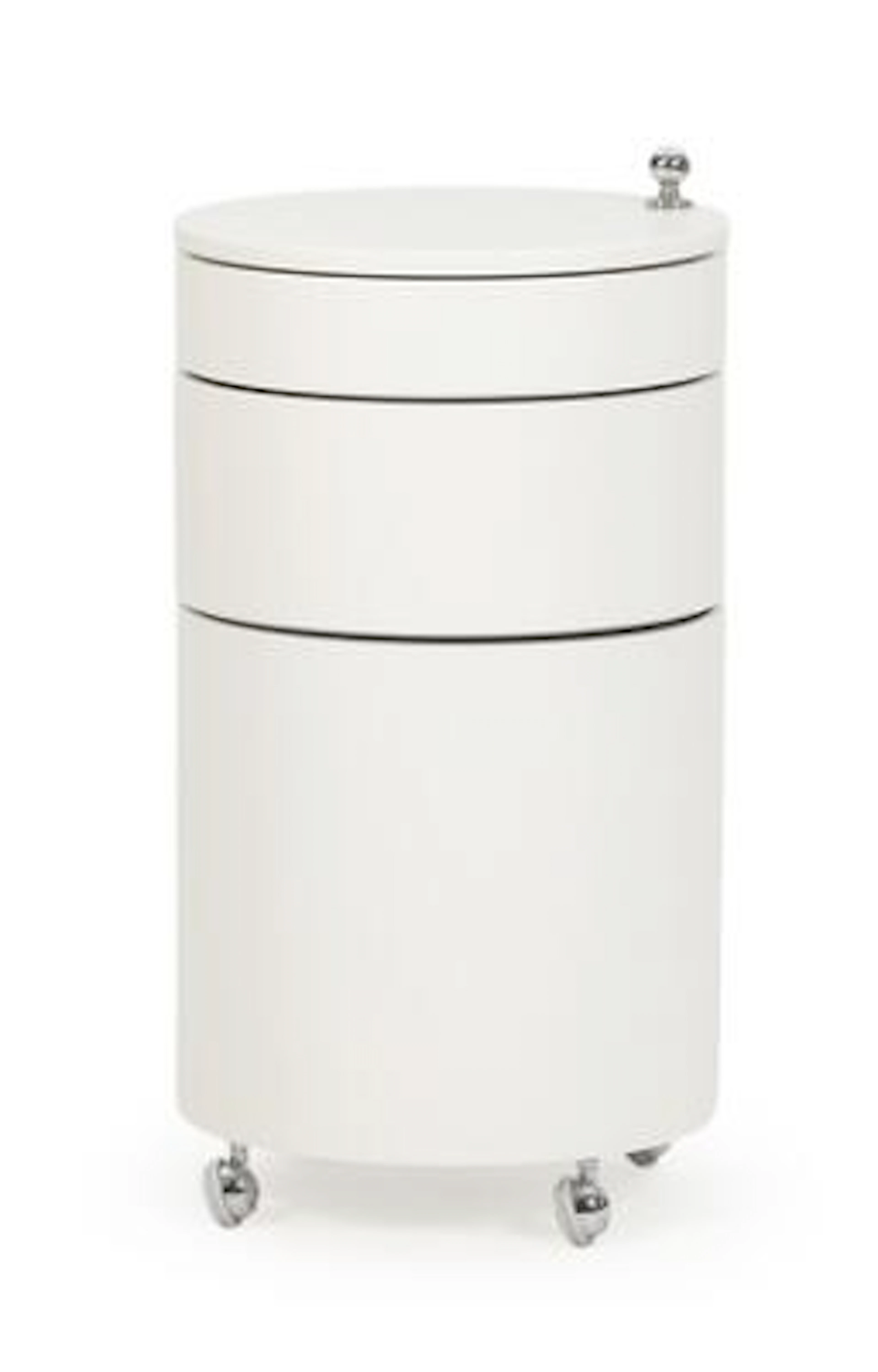 Verner Panton: "Barboy". A hvite painted storage cabinet. Manufactured
