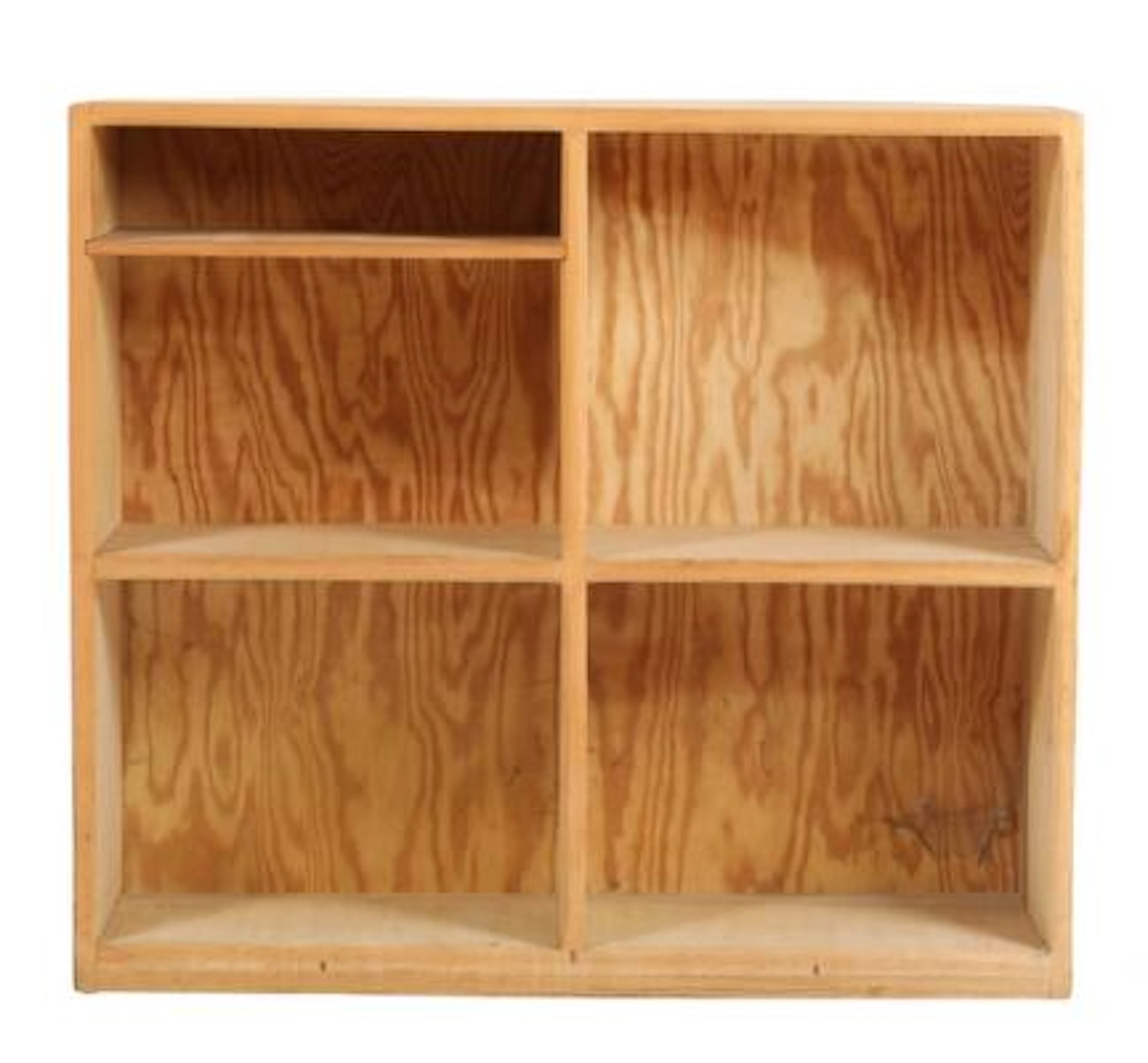 Jacob Hermann: A solid rubberwood bookcase. Signed monogram. Unique.