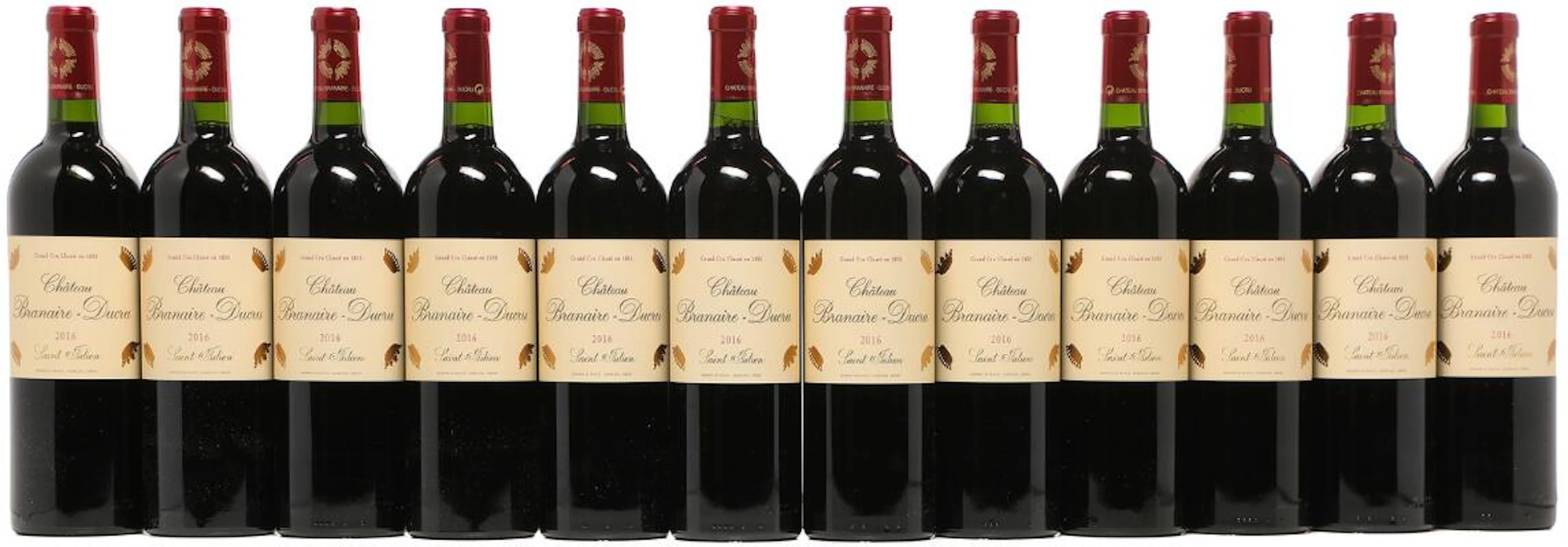 12 bts. Château Branaire Ducru, Saint - Julien. 4. Cru Classé 2016