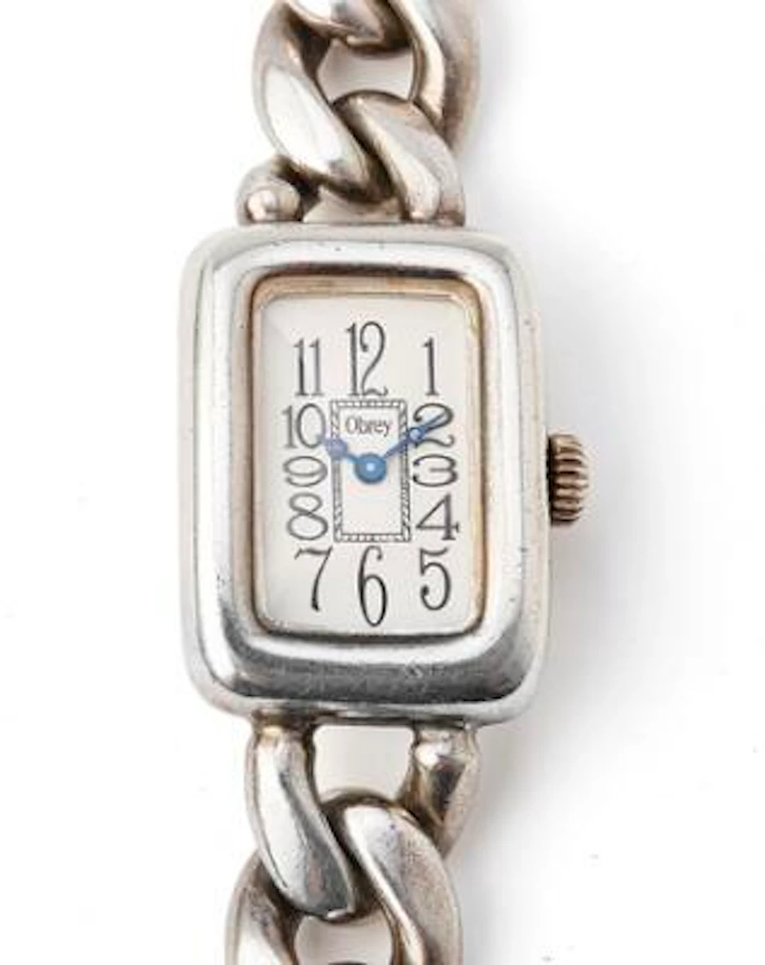 Obrey: Wristwatch of sterling silver. Quartz movement. 2005. – Bruun