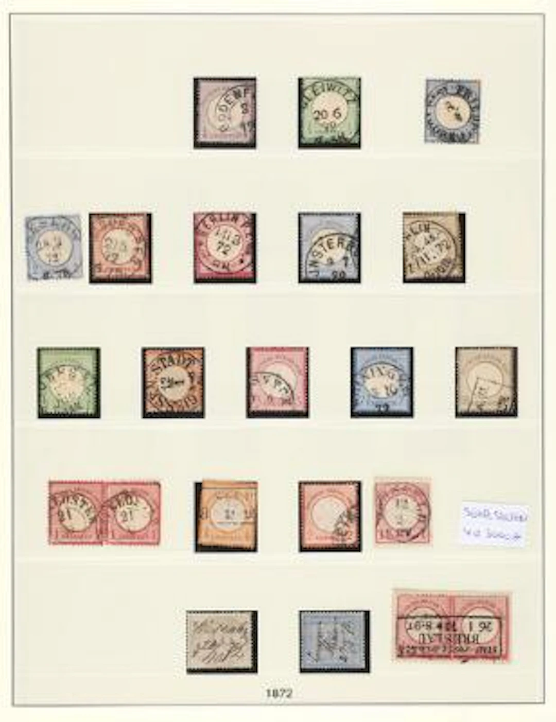 Germany. Reich. 1872-1945. Very fine and well filled used collection