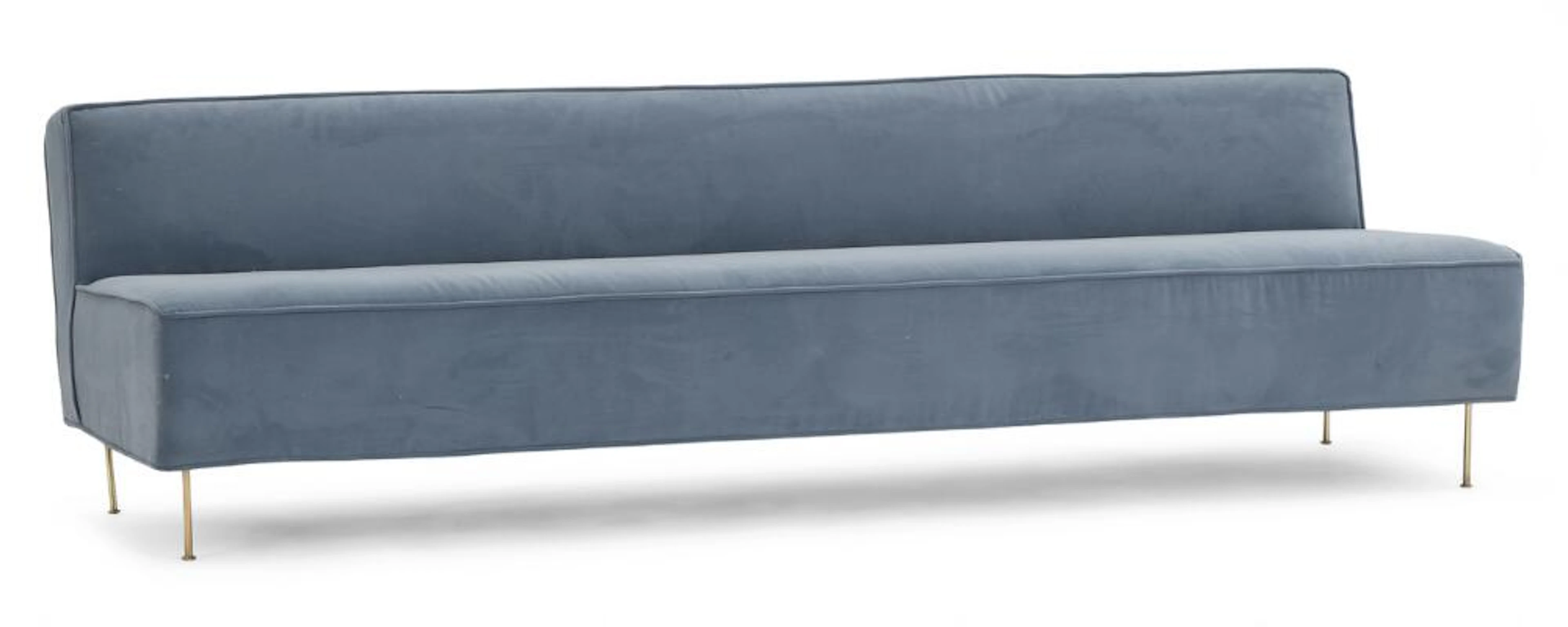 Greta Magnusson-Grossman: "Modern Line" Sofa with steel legs. Upholstered