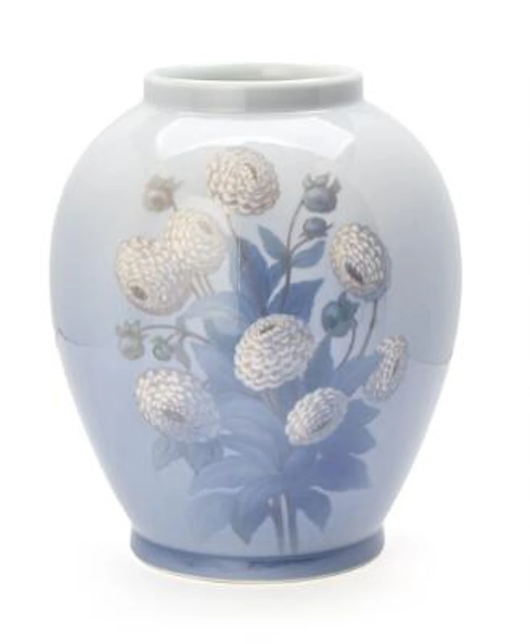 Cathrine Helene Zernichow: Porcelain vase. Signed C. Zernichow 19/5