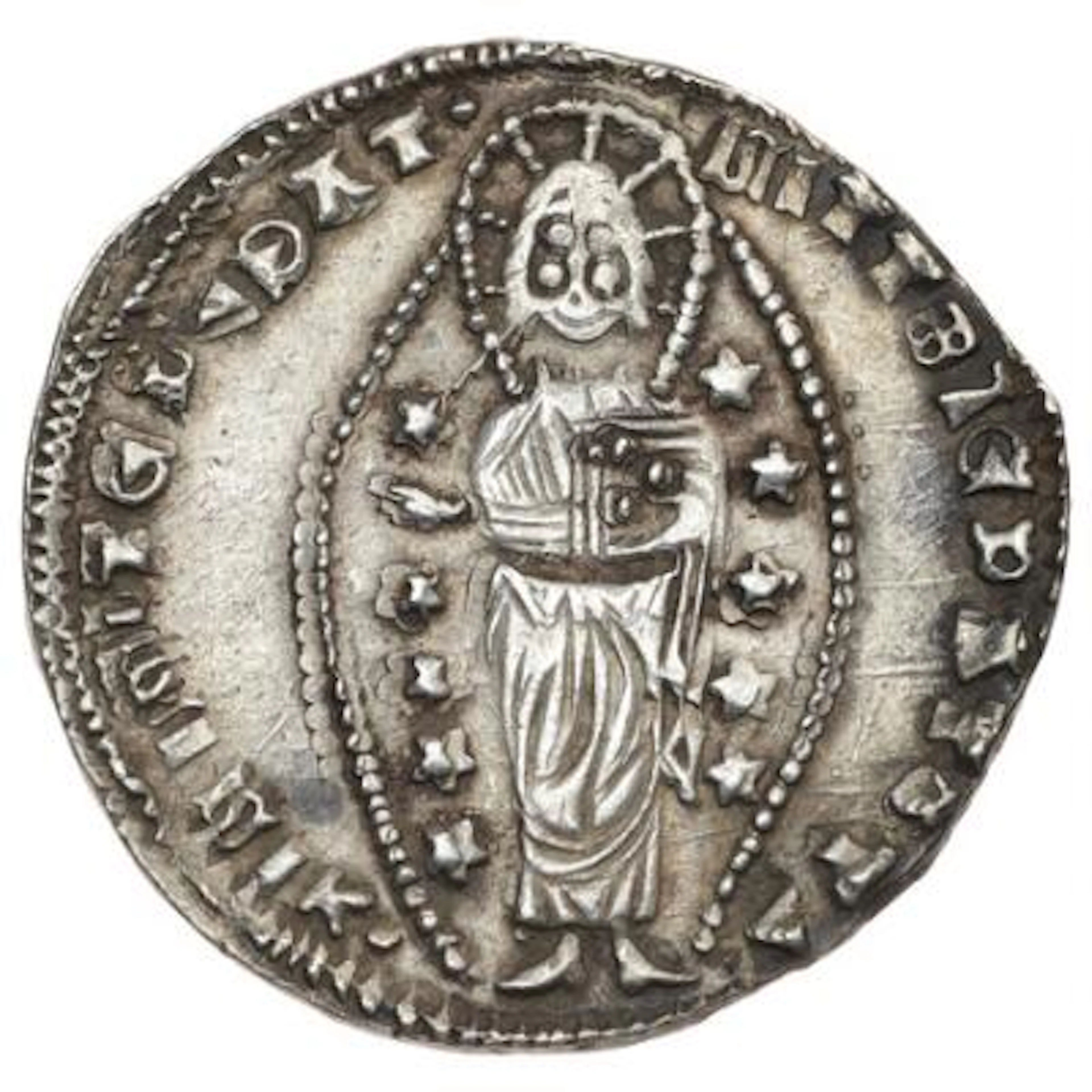 Italy, Crusaders, Chios. Maona Society. Circa 1347-1385. Pale AV Ducat