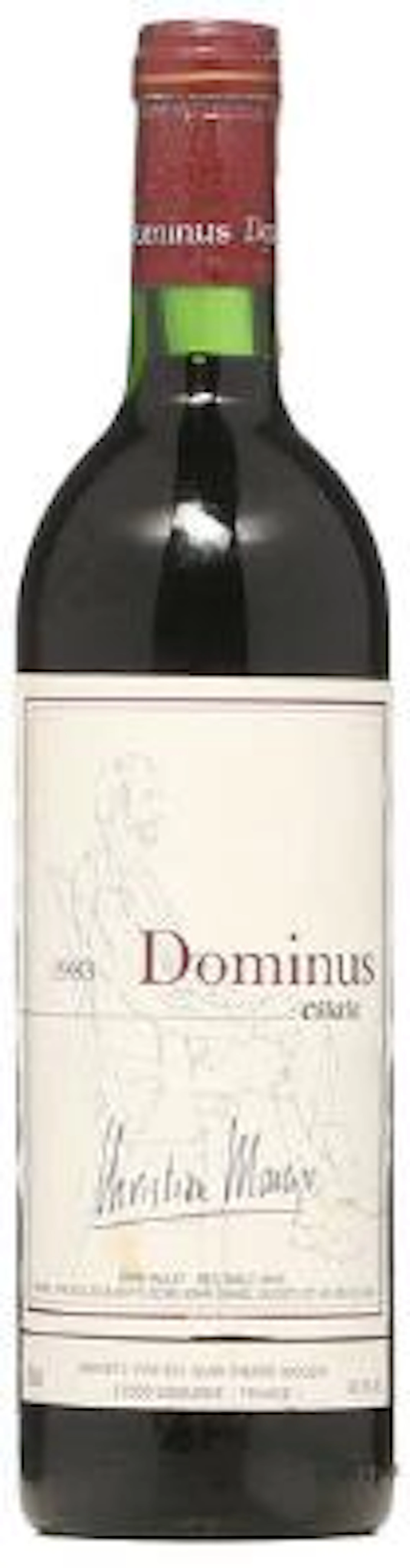 1 bt. Dominus Estate, Christian Moueix, Napa Valley 1983 A (hf/in).