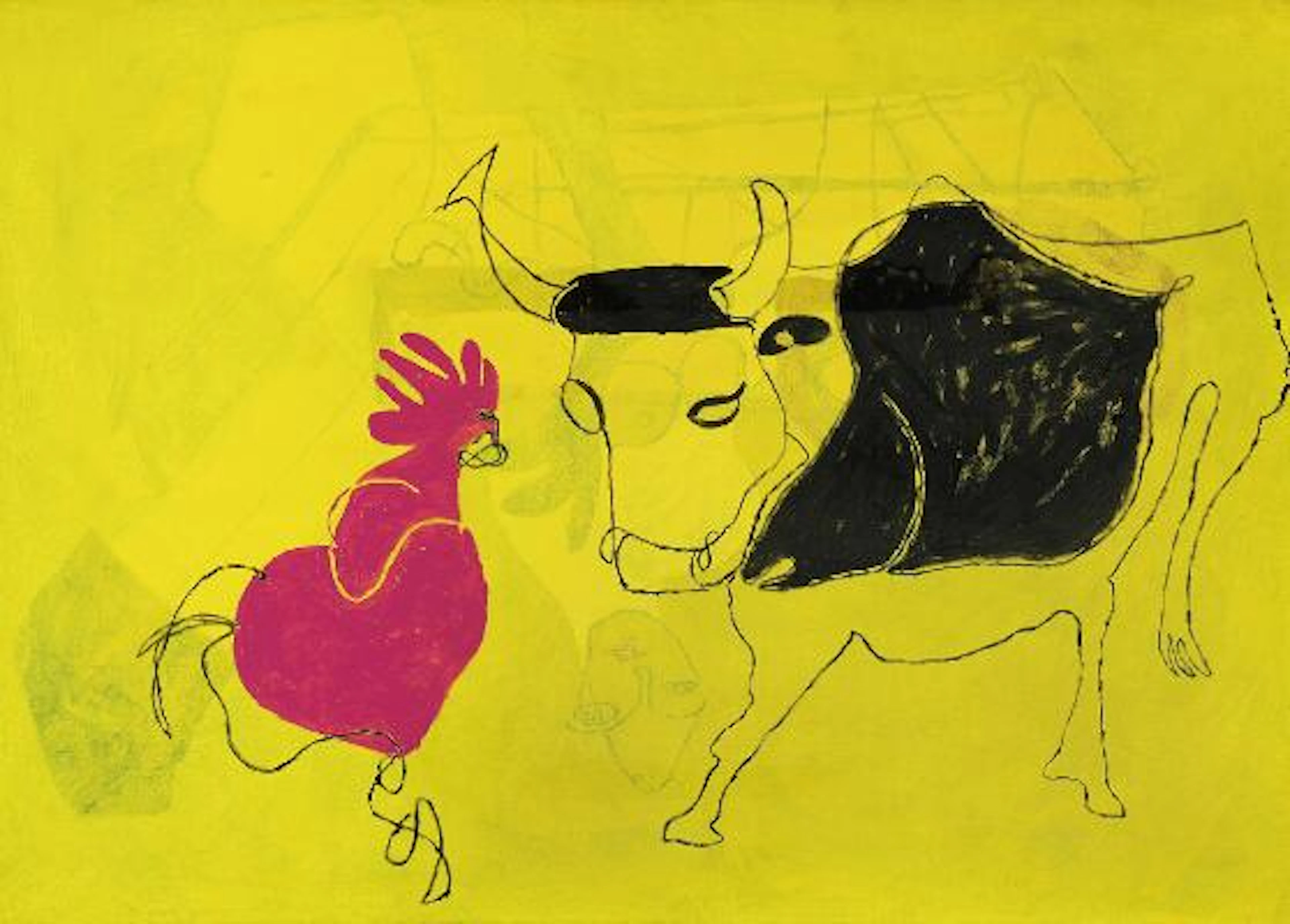 Bentemarie Kjeldbæk: Untitled, 1993. Signed on reverse with date.