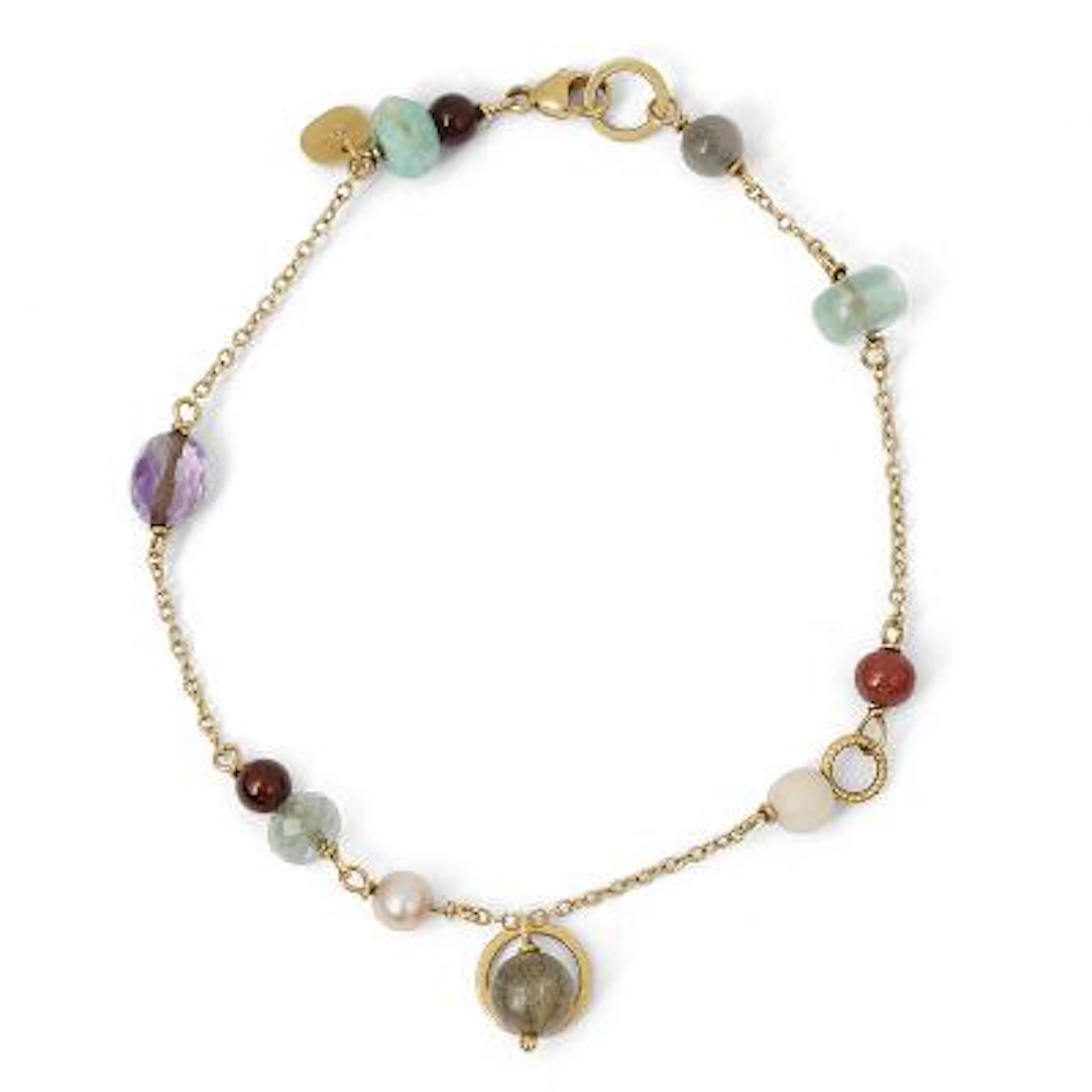 Marianne Dulong: A "Piccolo Daybreak" bracelet, mounted in 18k gold.