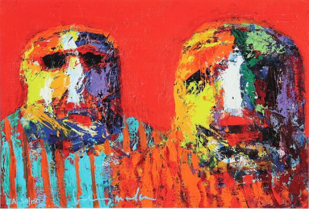 Johnny Madsen: Untitled. Signed Johnny Madsen, EA 39/150. Offset in