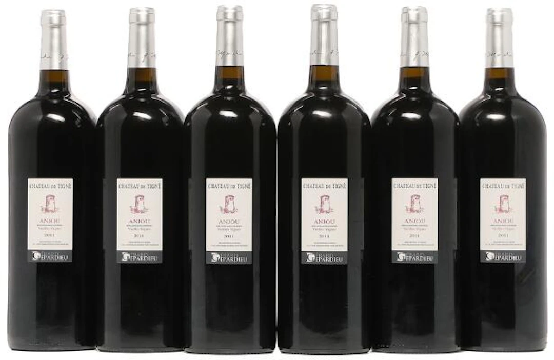 6 bts. Mg. Chateau de Tigné "Vielles Vignes" Anjou, Gerard Depardieu