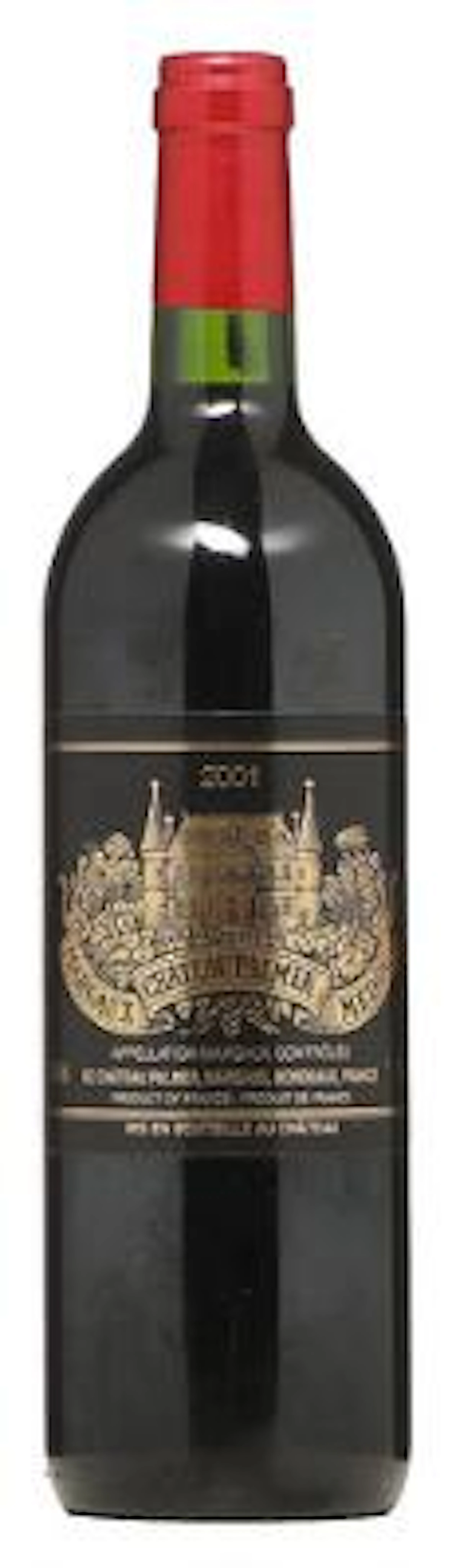 1 bt. Château Palmer, Cantenac - Margaux. 3. Cru Classé 2001 A (hf/in).