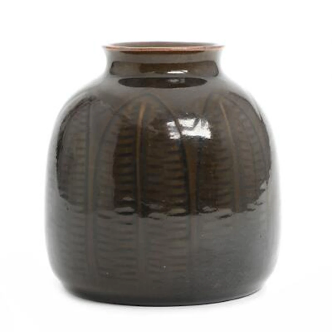 Gerd Bøgelund: A stoneware vase. Signed monogram, 21742. Royal Copenhagen.