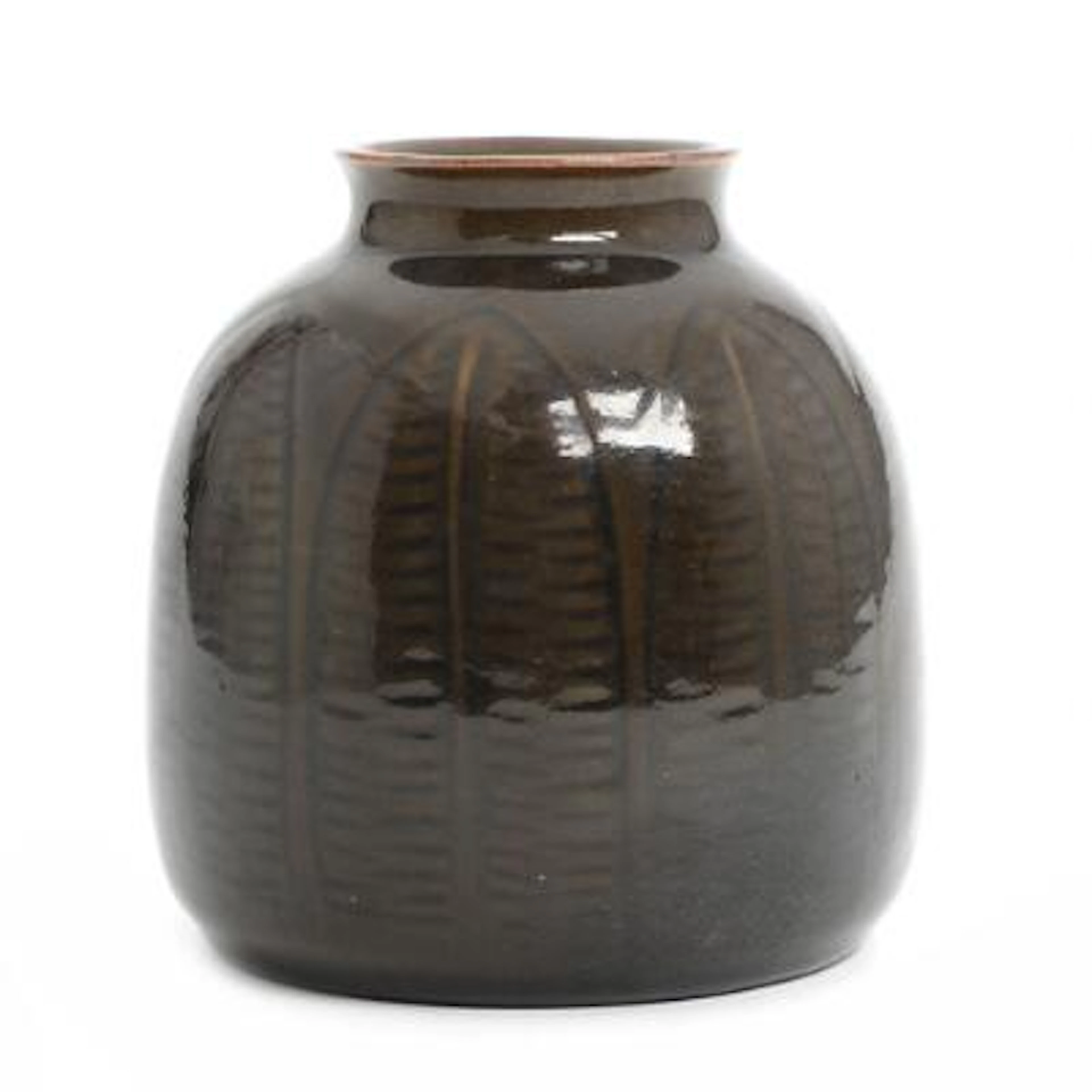 Gerd Bøgelund: A stoneware vase. Signed monogram, 21742. Royal Copenhagen.