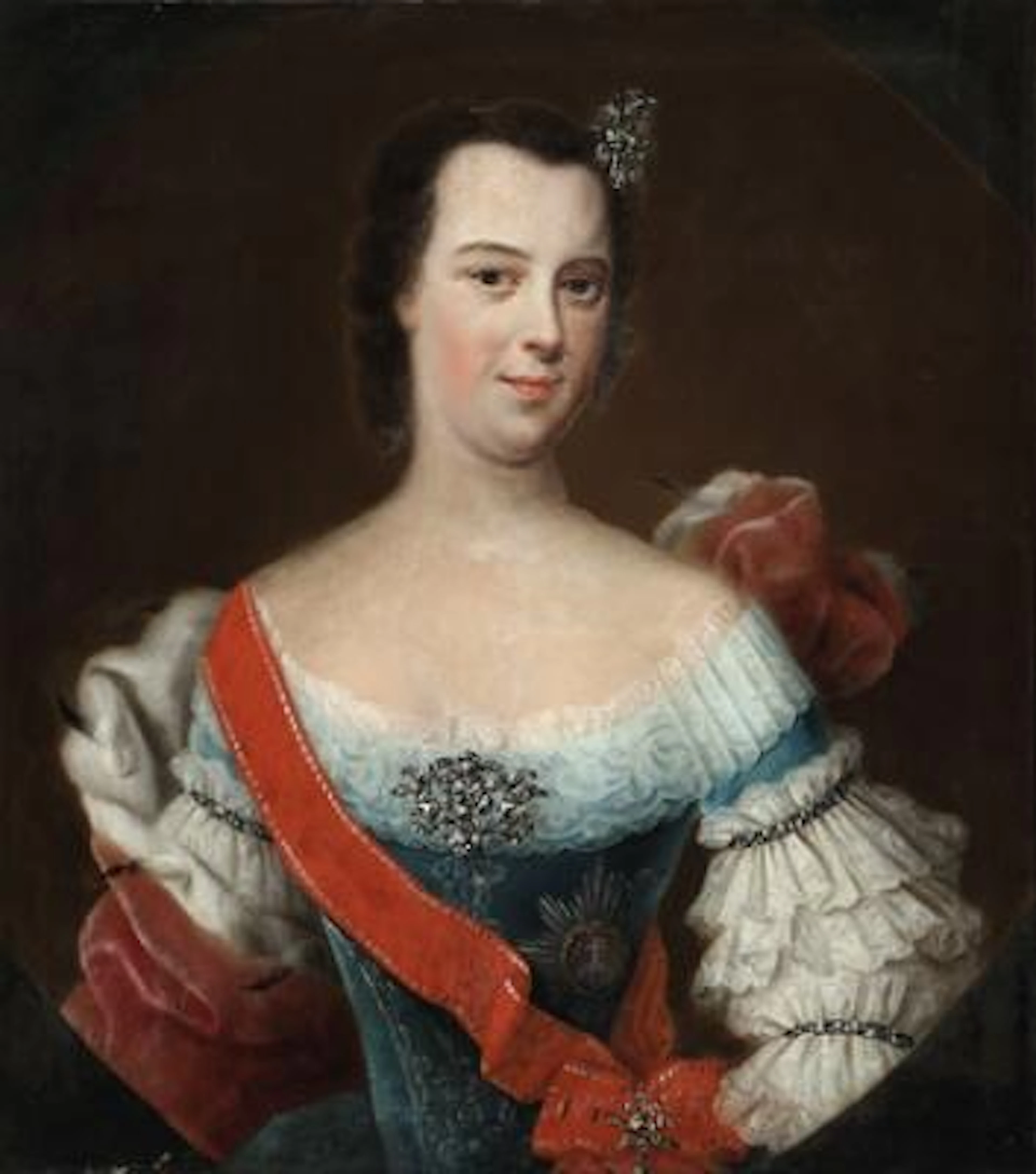 Painter unknown, first half of 18th century: Duchess Anna of Gottorp